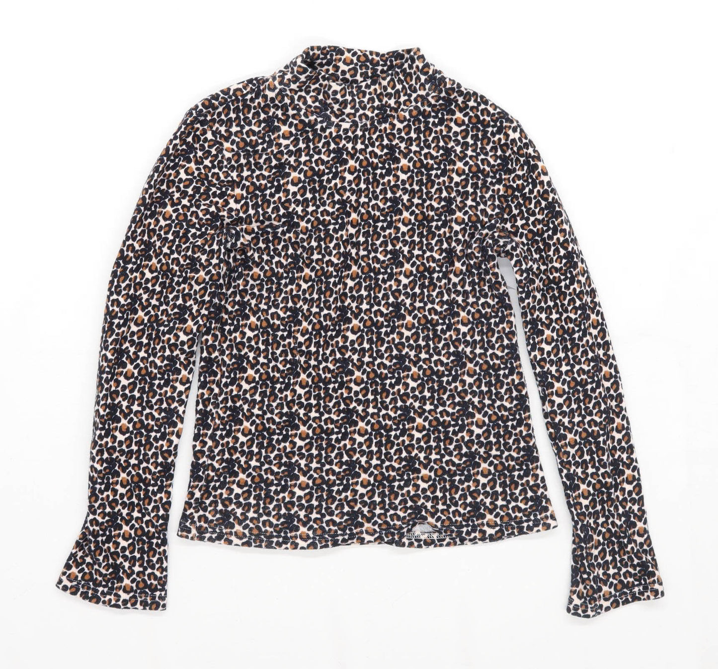 Next Girls Animal Print Brown Jumper Age 12 Years