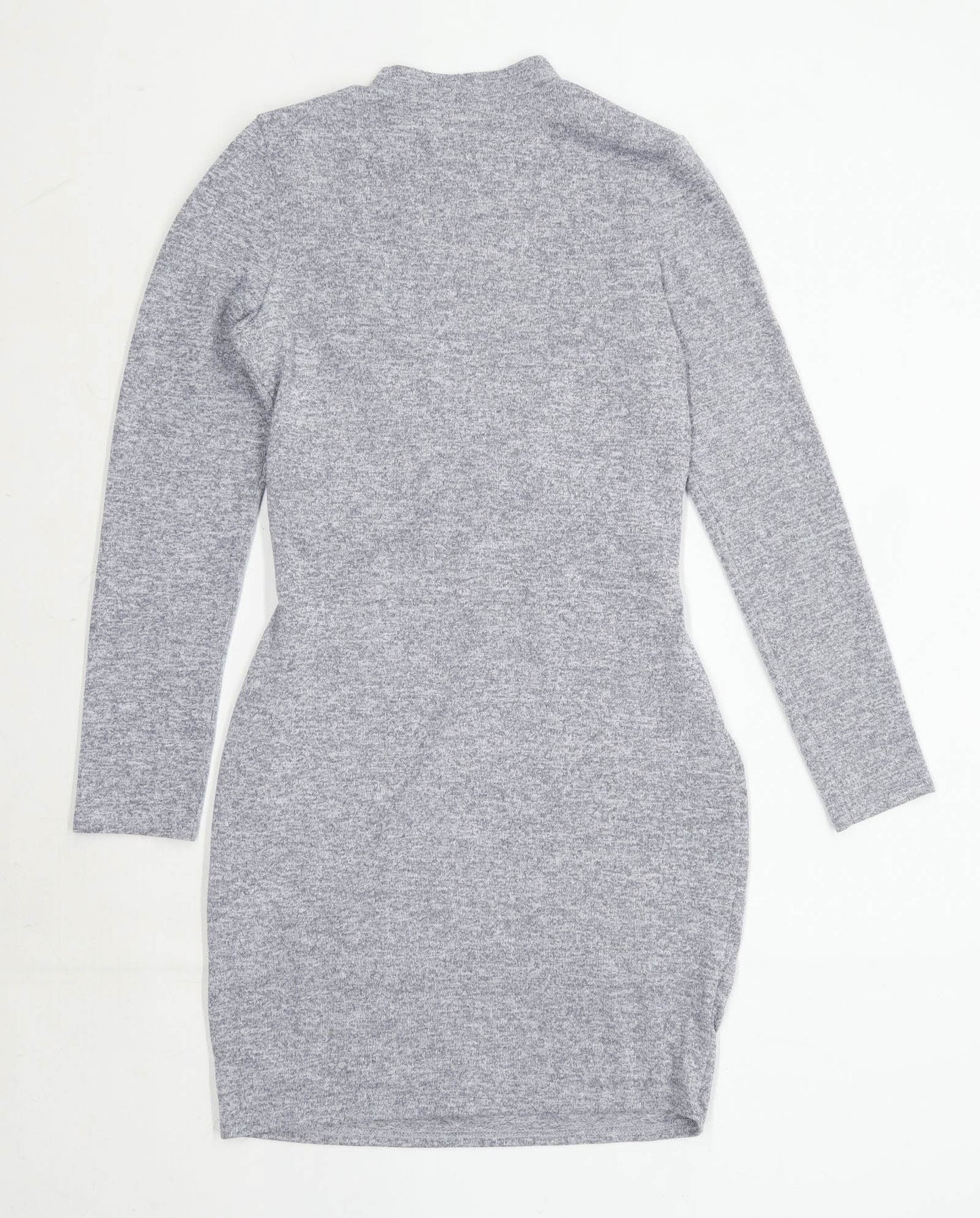 Select Womens Size 12 Grey Twist Front Dress (Regular)