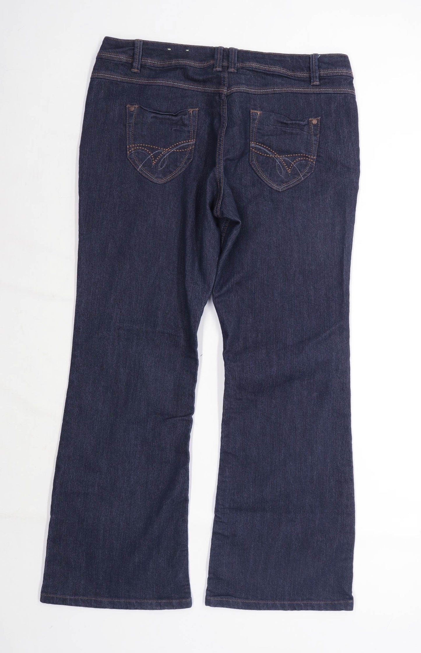 Womens George Blue Denim Jeans Size 16/L27