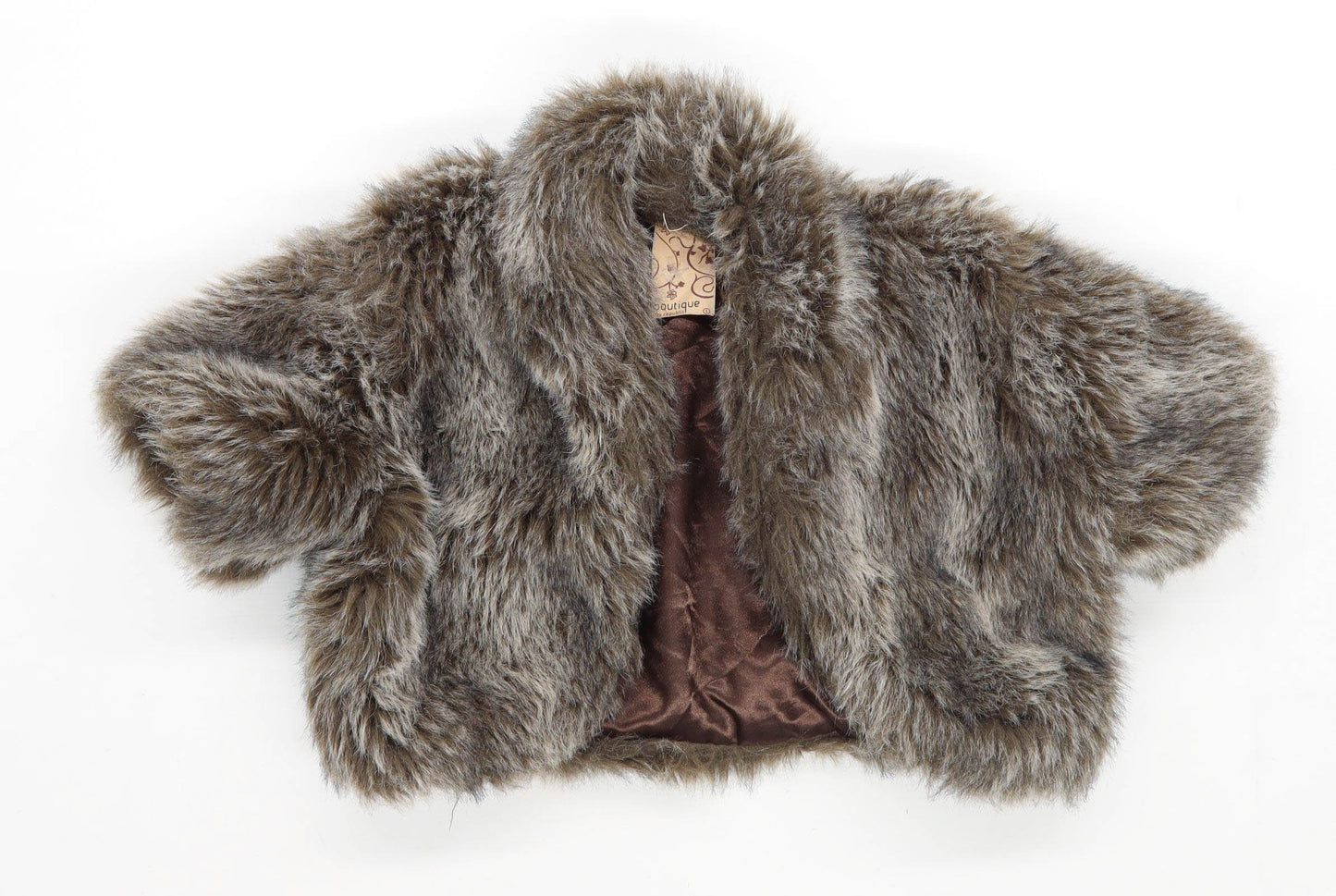 Republic Womens Size 8 Brown Shrug Waistcoat