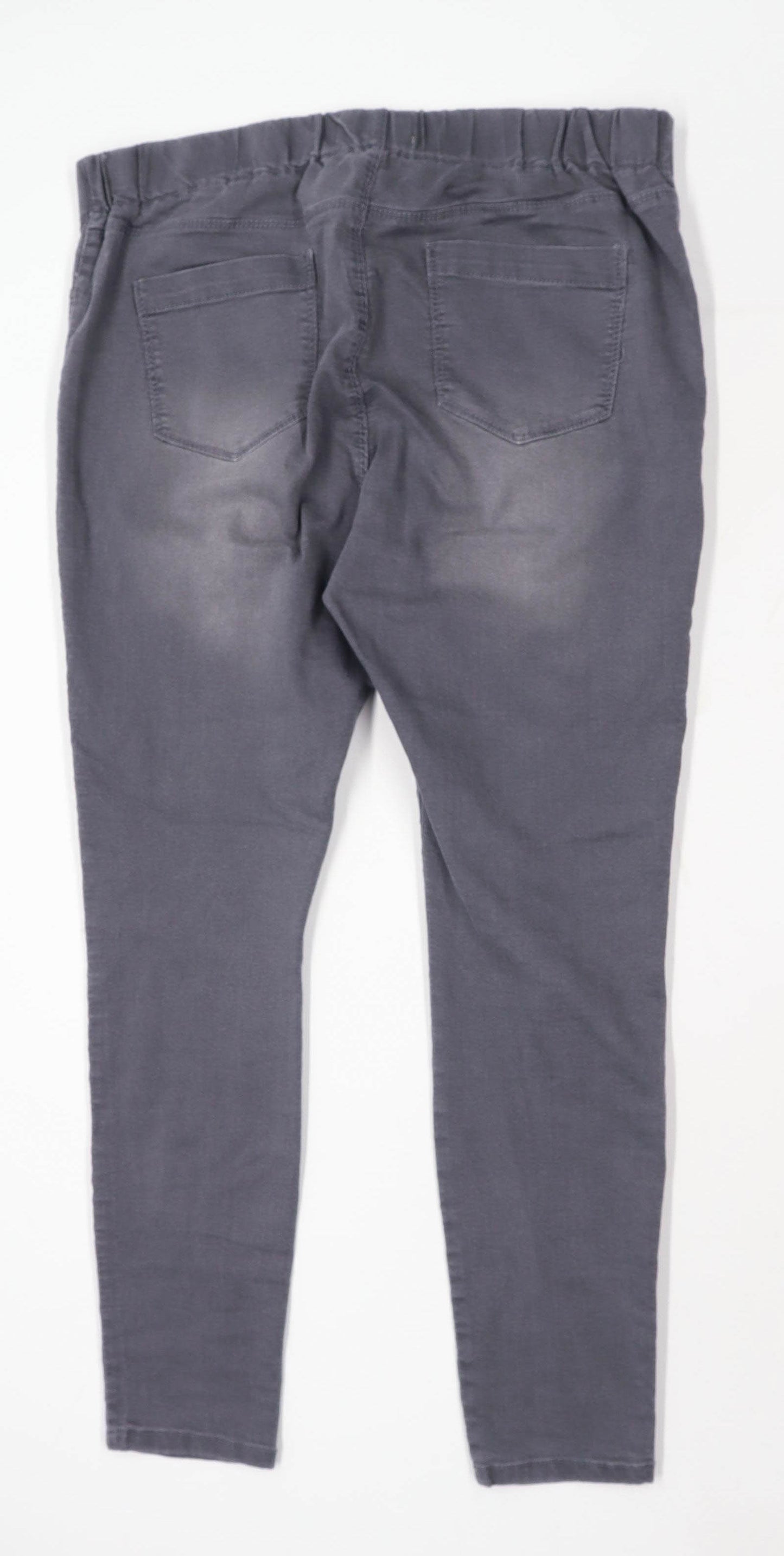 Womens Papaya Grey Cotton Blend Jeggings Size 18/L28