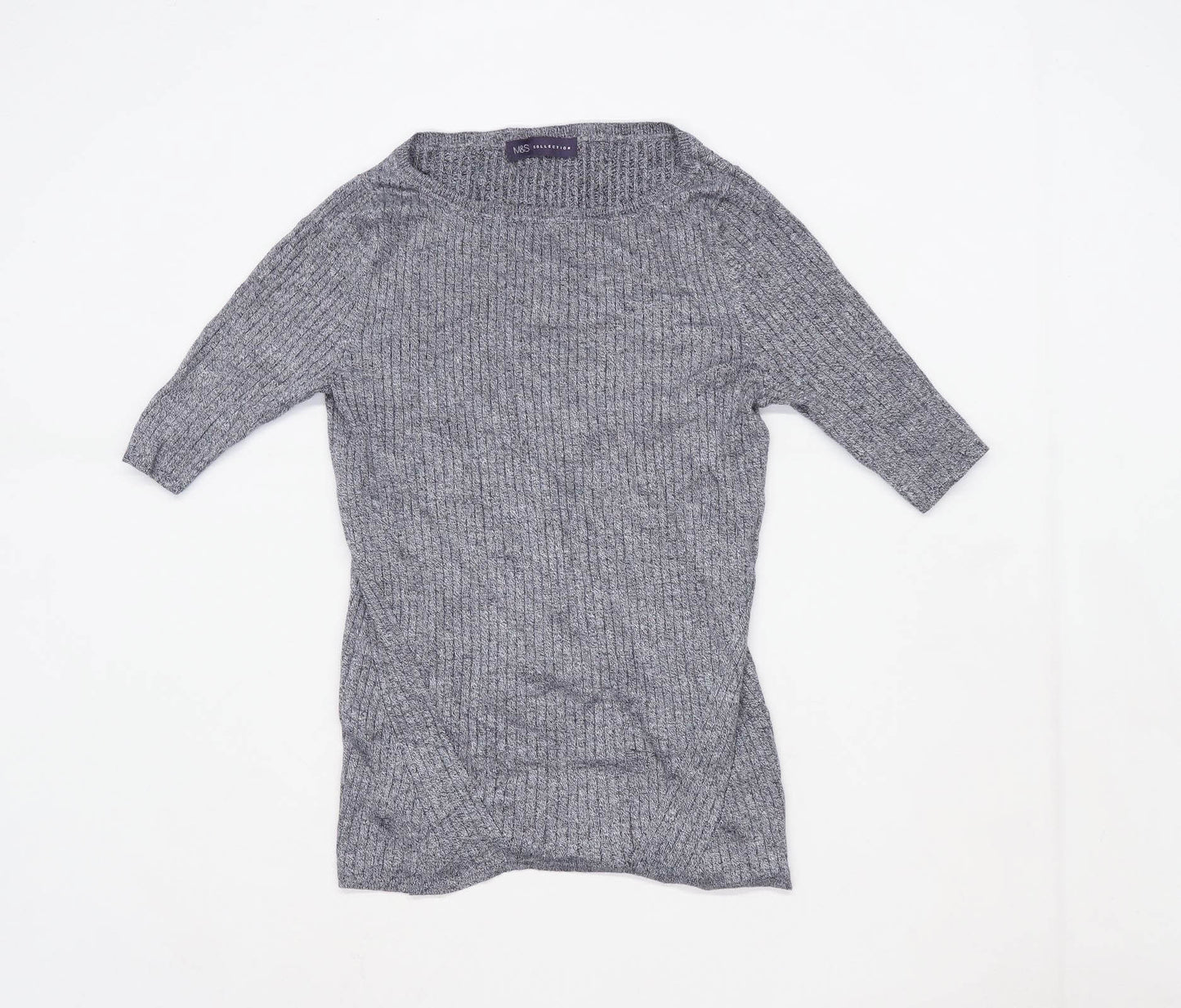 Marks & Spencer Womens Size 10 Grey Jumper (Regular)