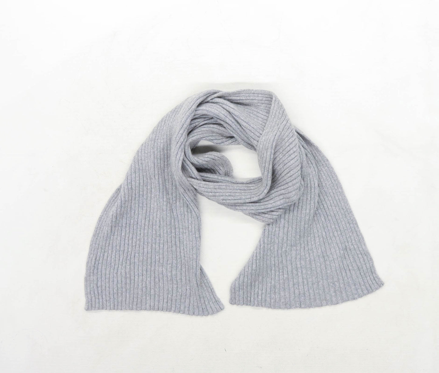 EWM Grey Womens Cotton Blend Scarf