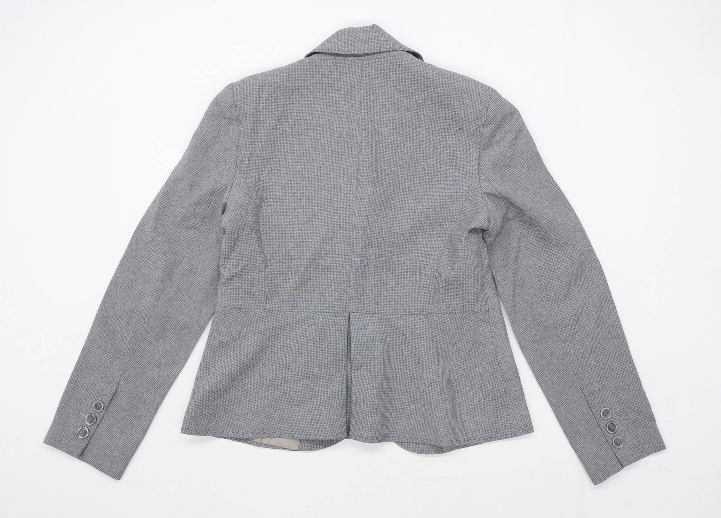 Yen London Womens Size 14 Grey Check Suit Jacket (Regular)