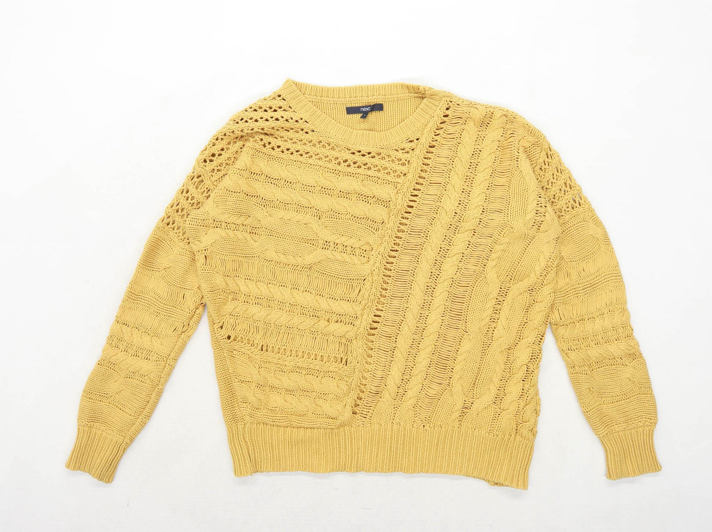 Next Womens Size M Yellow Jumper (Regular)