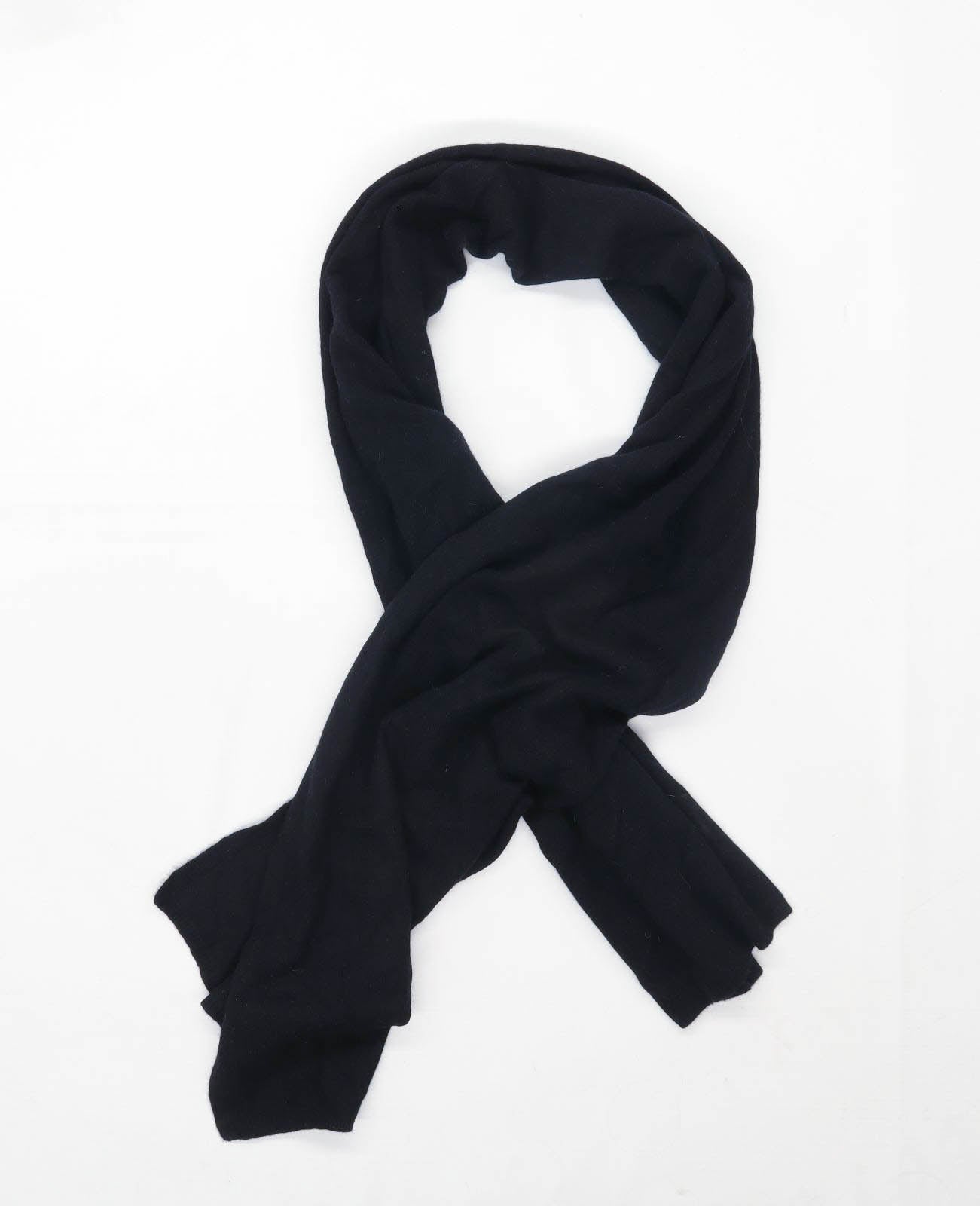 F&F Black Womens Cashmere Scarf