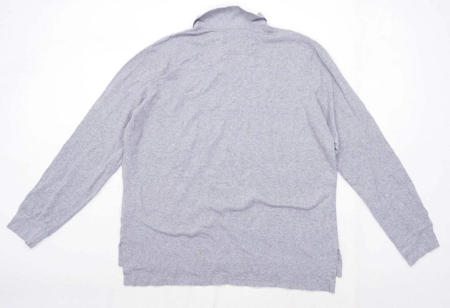 Ralph Lauren Mens Size XL Cotton Grey Polo Shirt