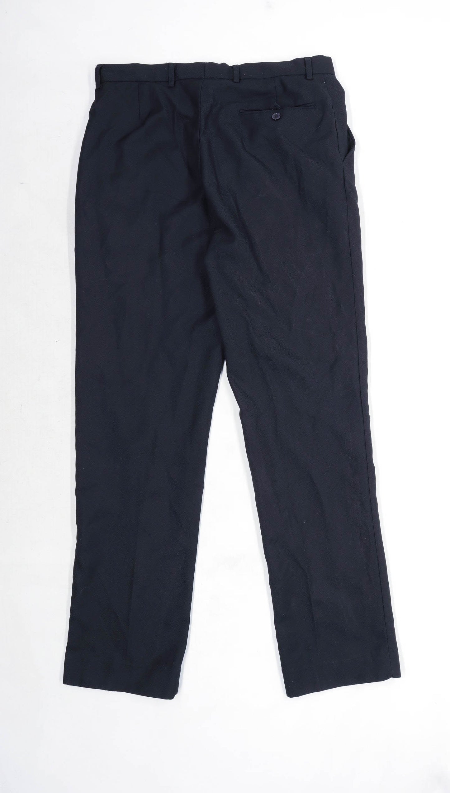Chums Mens Black Trousers Size W34/L31