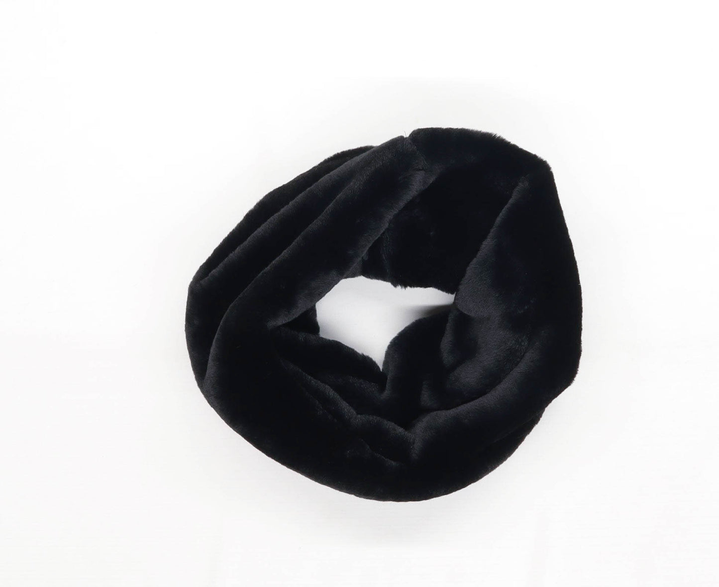 Primark Black Textured Womens Faux Fur Snood