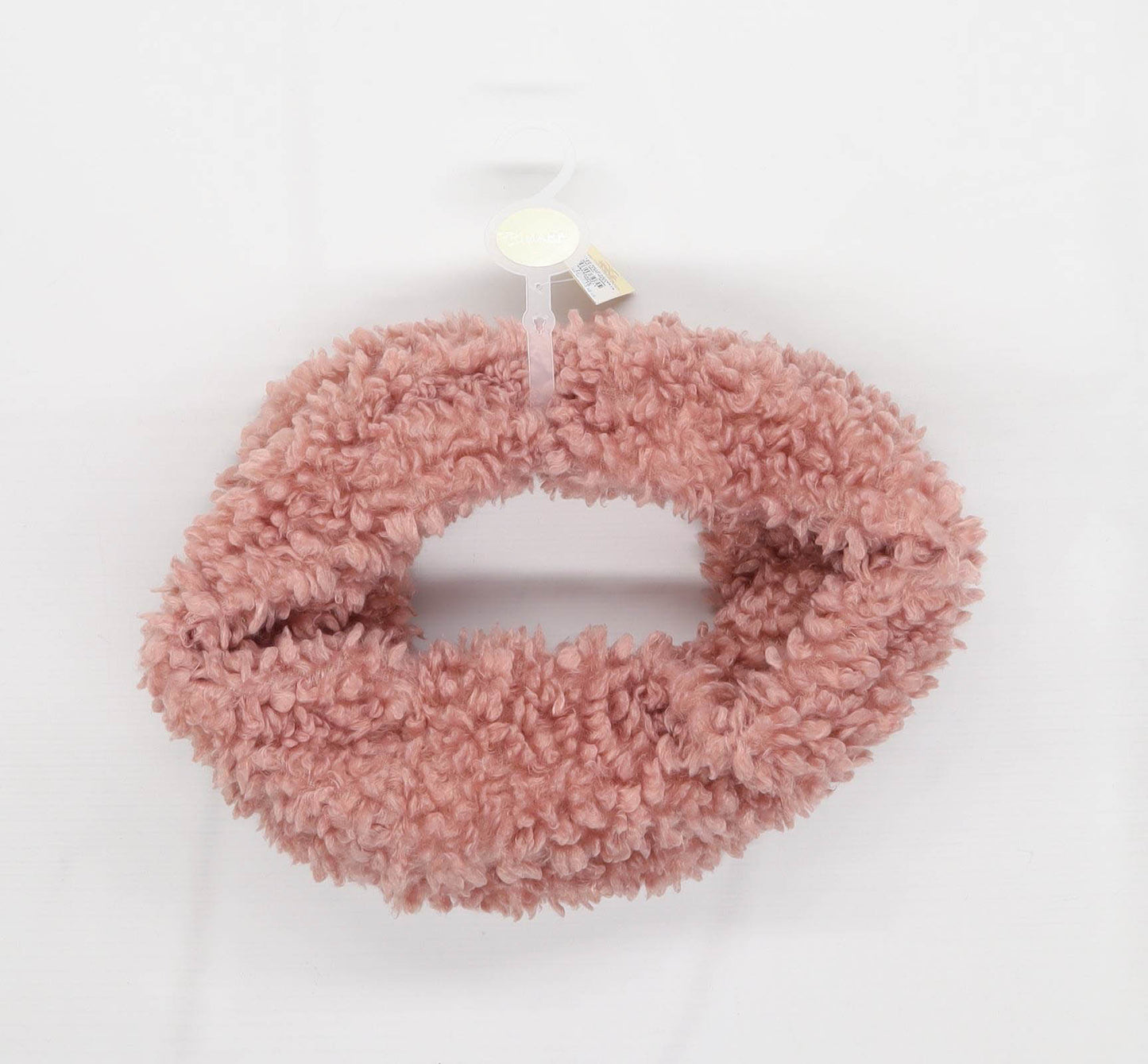 Primark Pink Textured Womens Faux Fur Snood