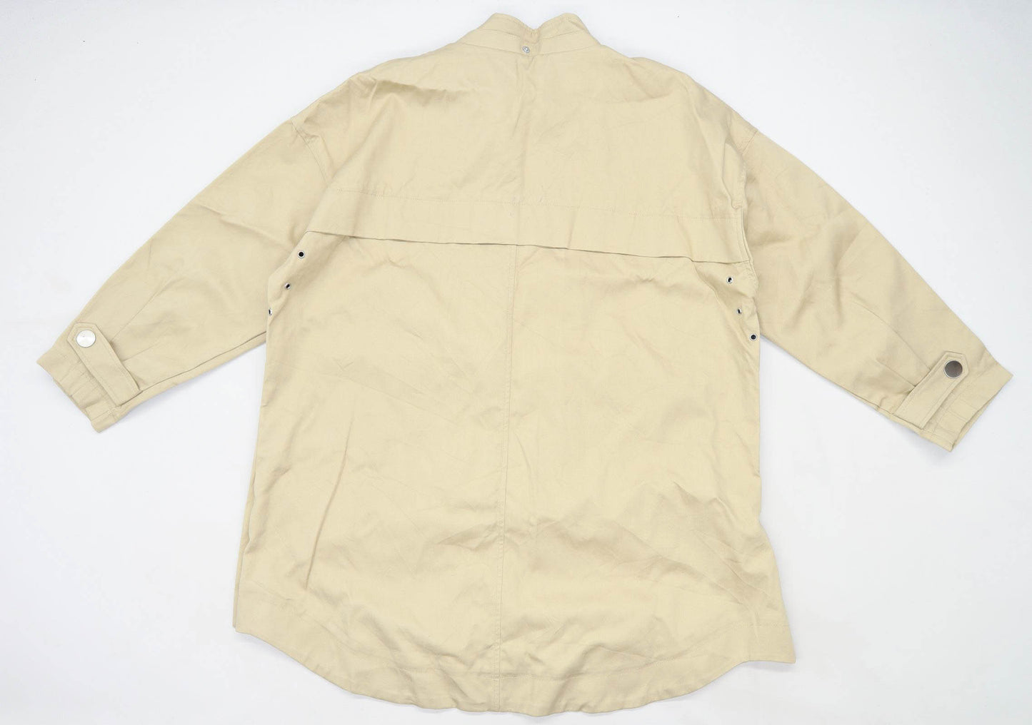 John Lewis Mens Size XL Cotton Beige Coat