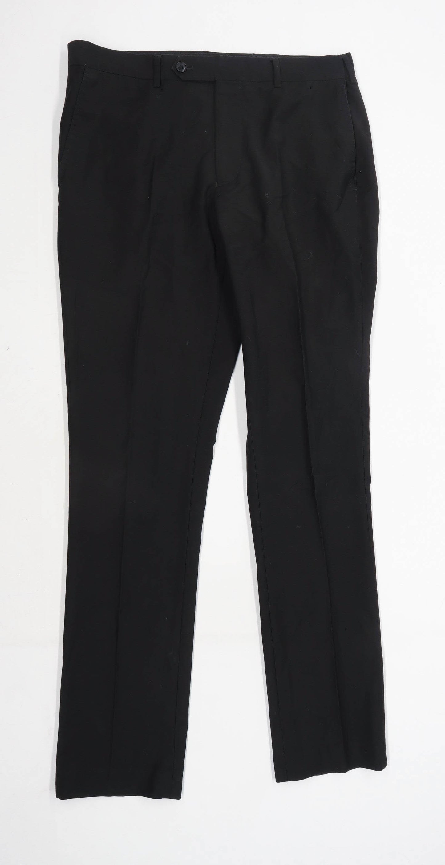 Primark Mens Black Single Breasted Suit 40/32 (Regular)