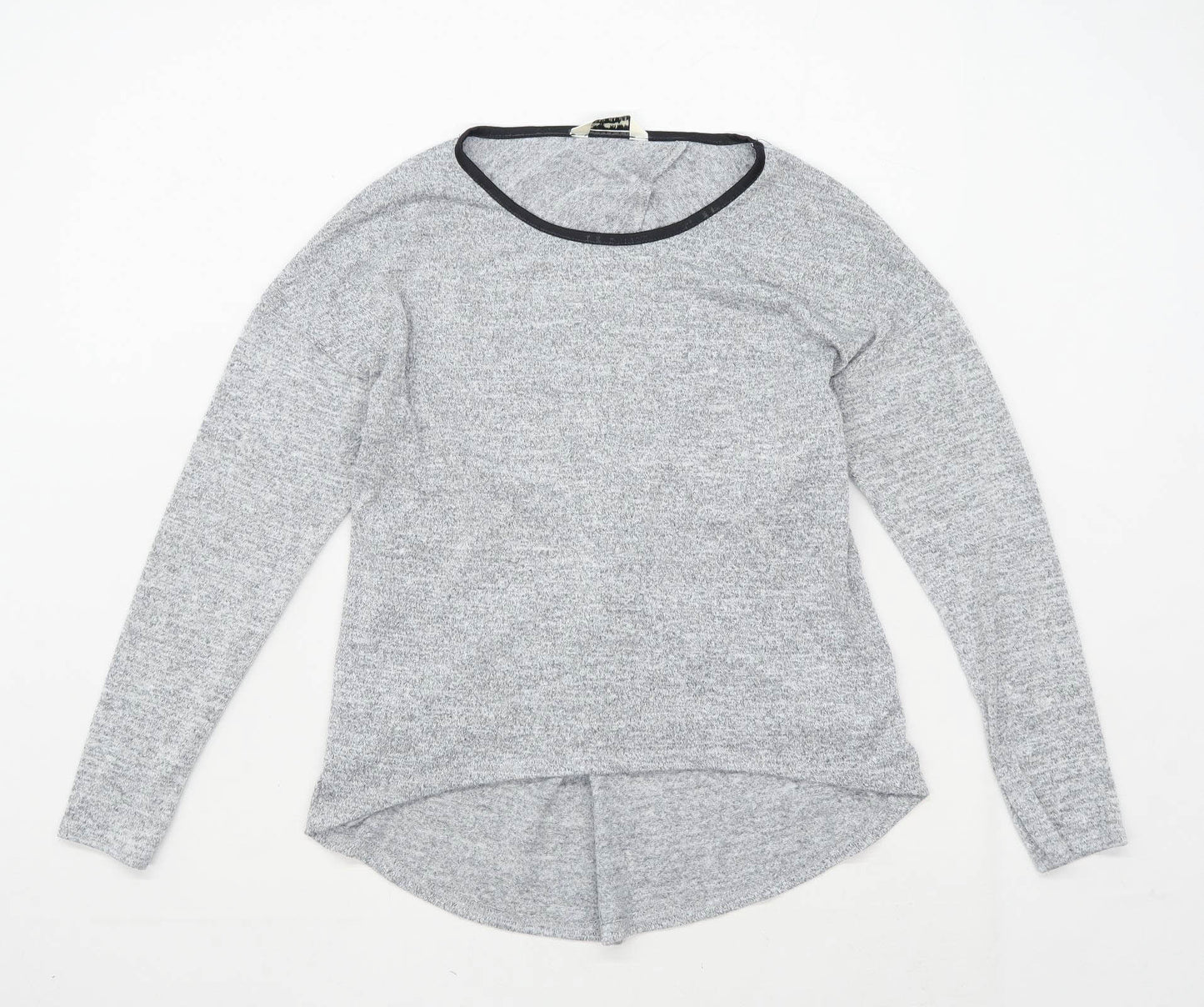 Miss Selfridge Womens Size 10 Grey Top (Regular)