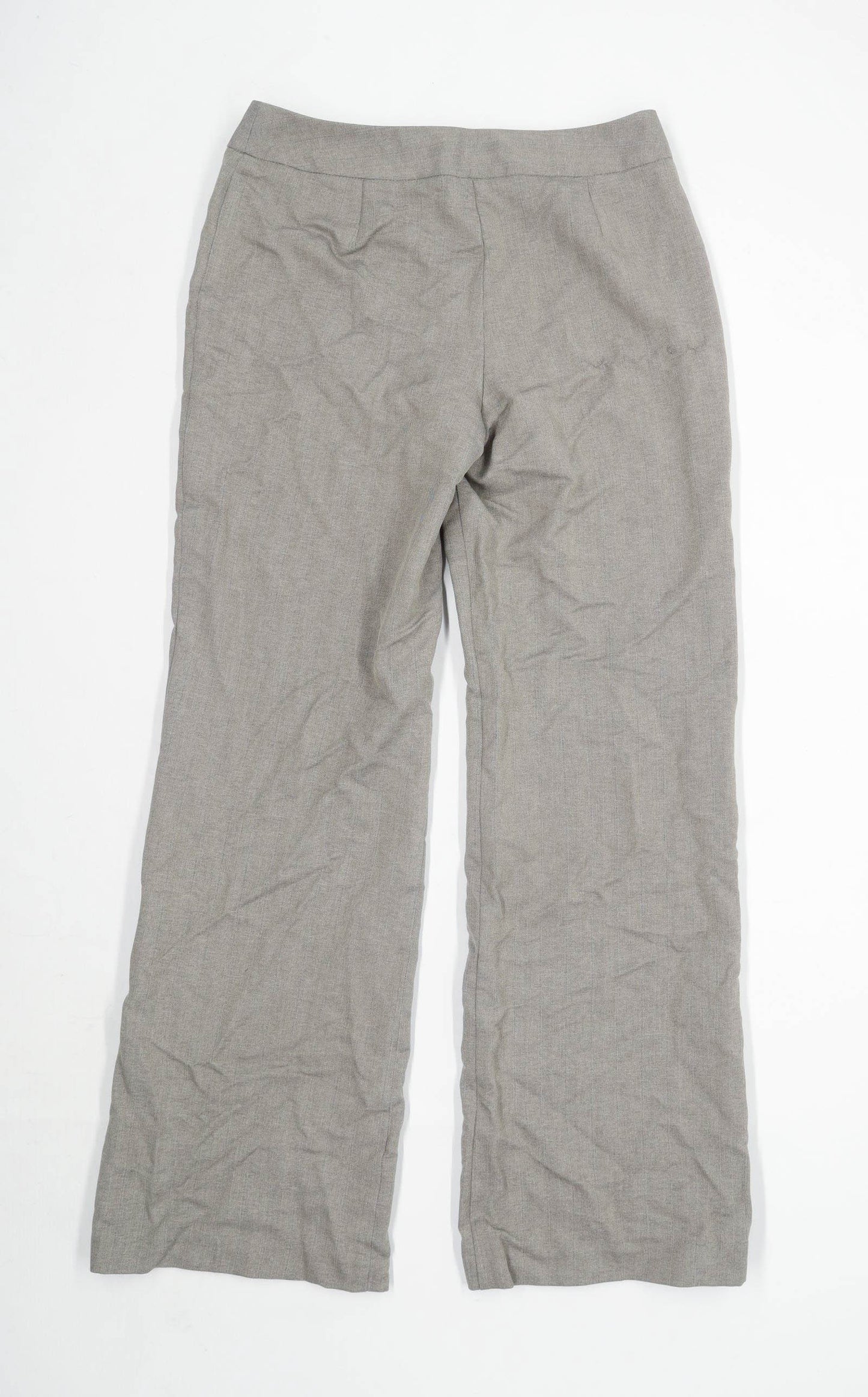Womens Marks & Spencer Grey Trousers Size 12/L30