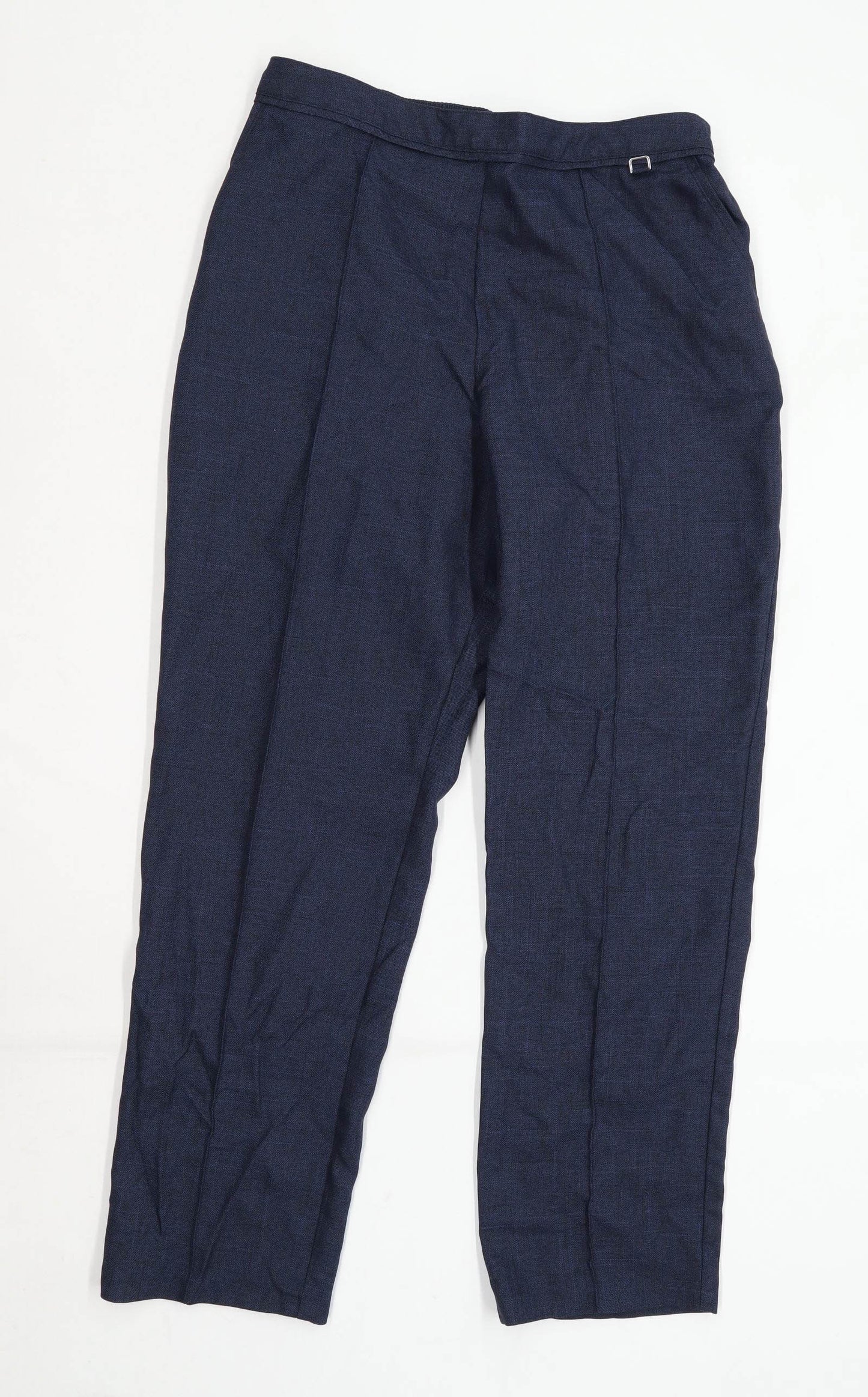 Womens Marks & Spencer Blue Trousers Size 14/L28