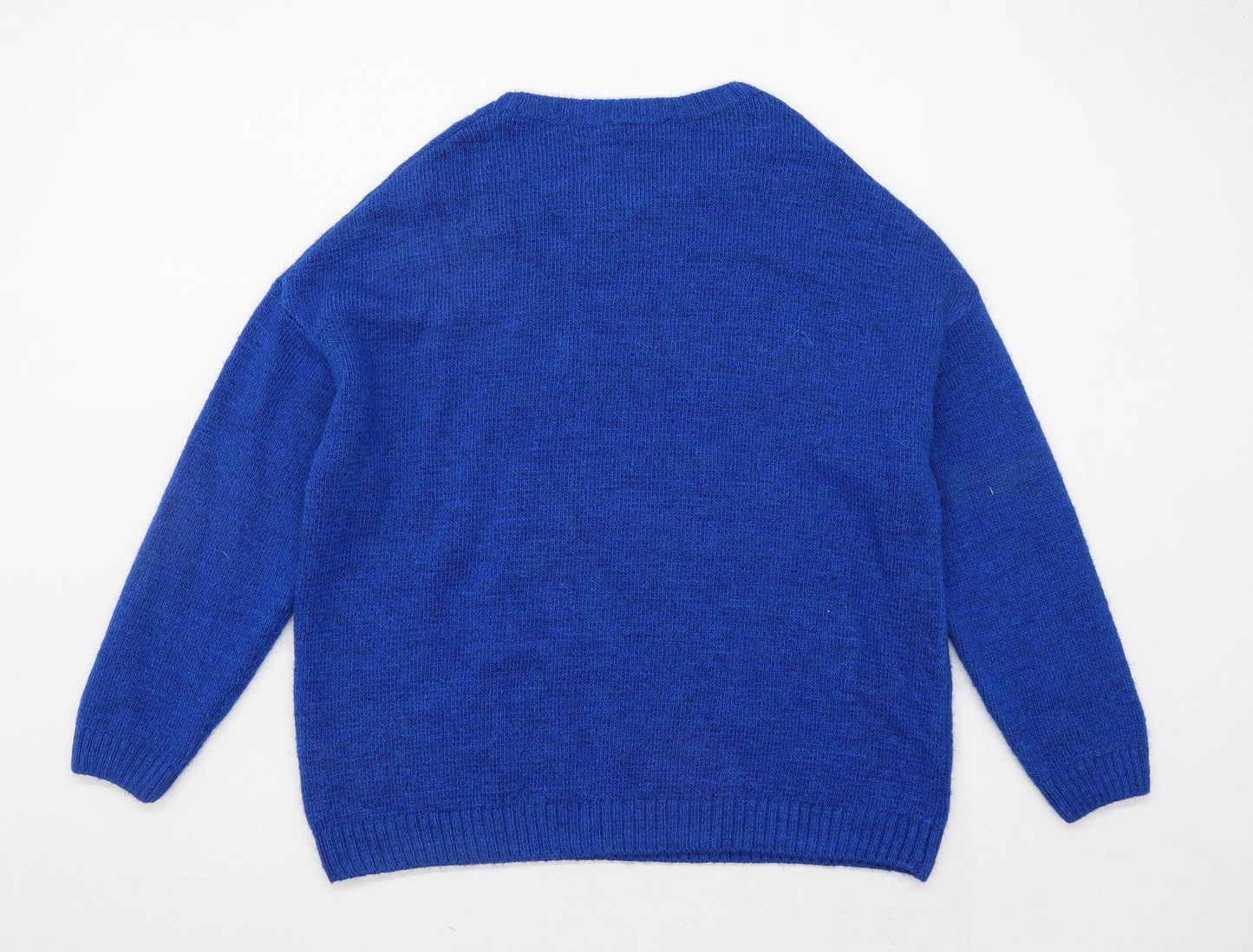 George Womens Size 16 Graphic Blue Girl Power Jumper (Regular)