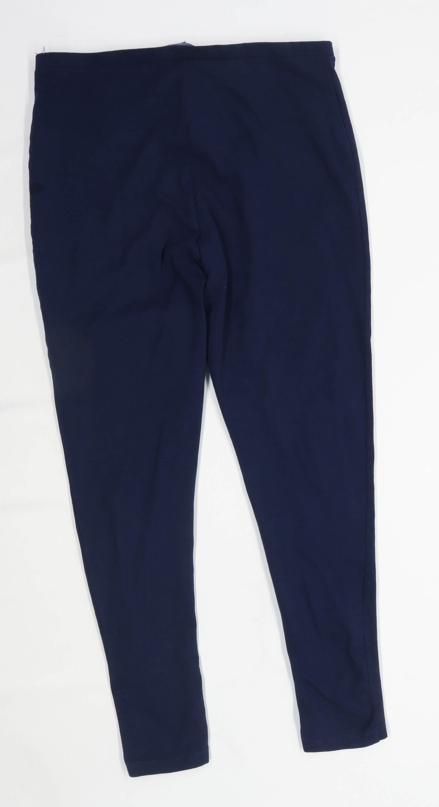 Womens Primark Blue Cotton Leggings Size 12/L26