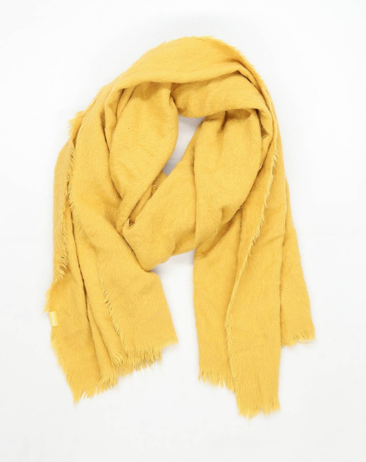 Fat Face Yellow Womens Scarf