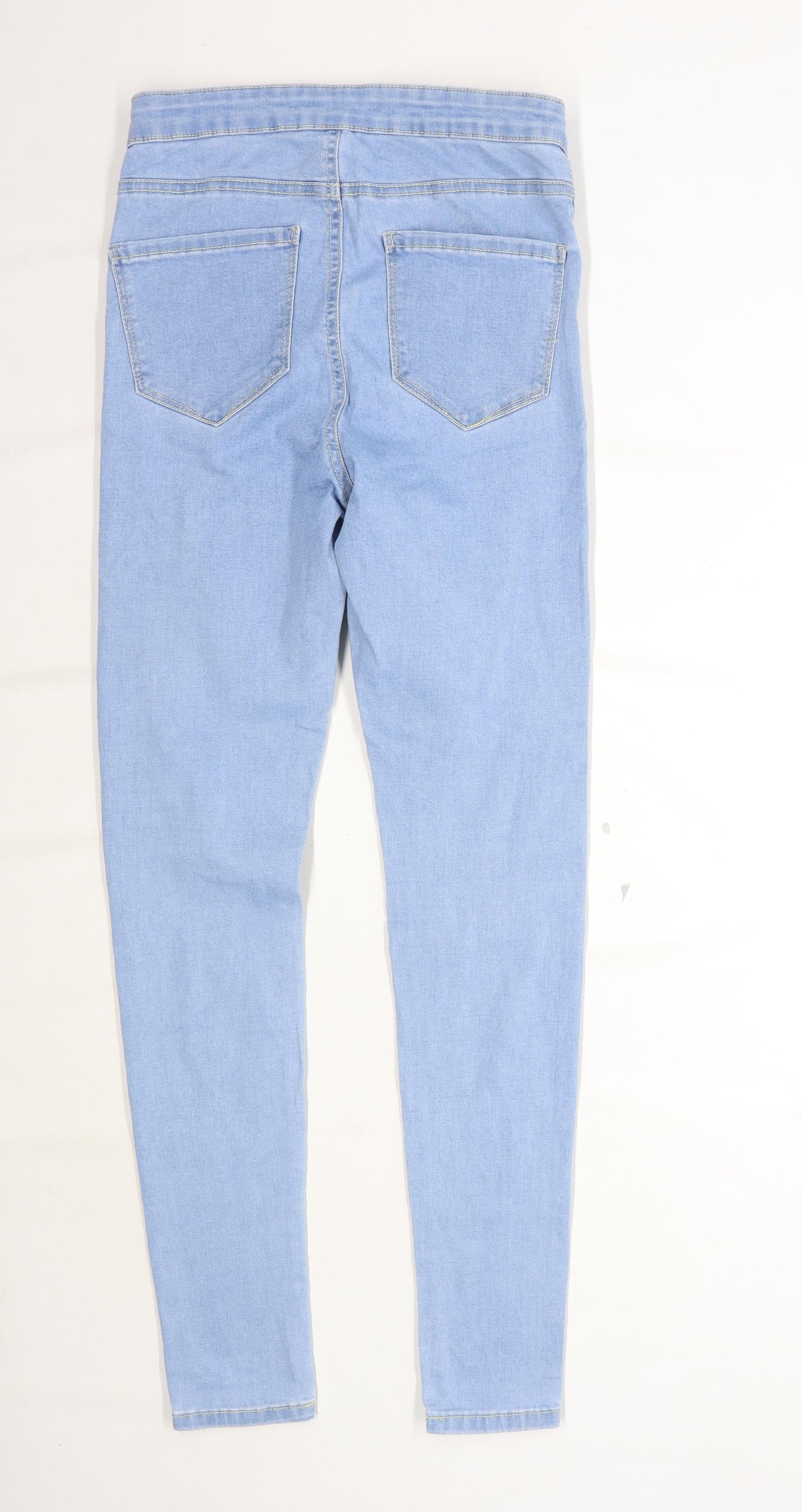 Womens Denim Co Blue Light Wash Denim Jeans Size 10/L29