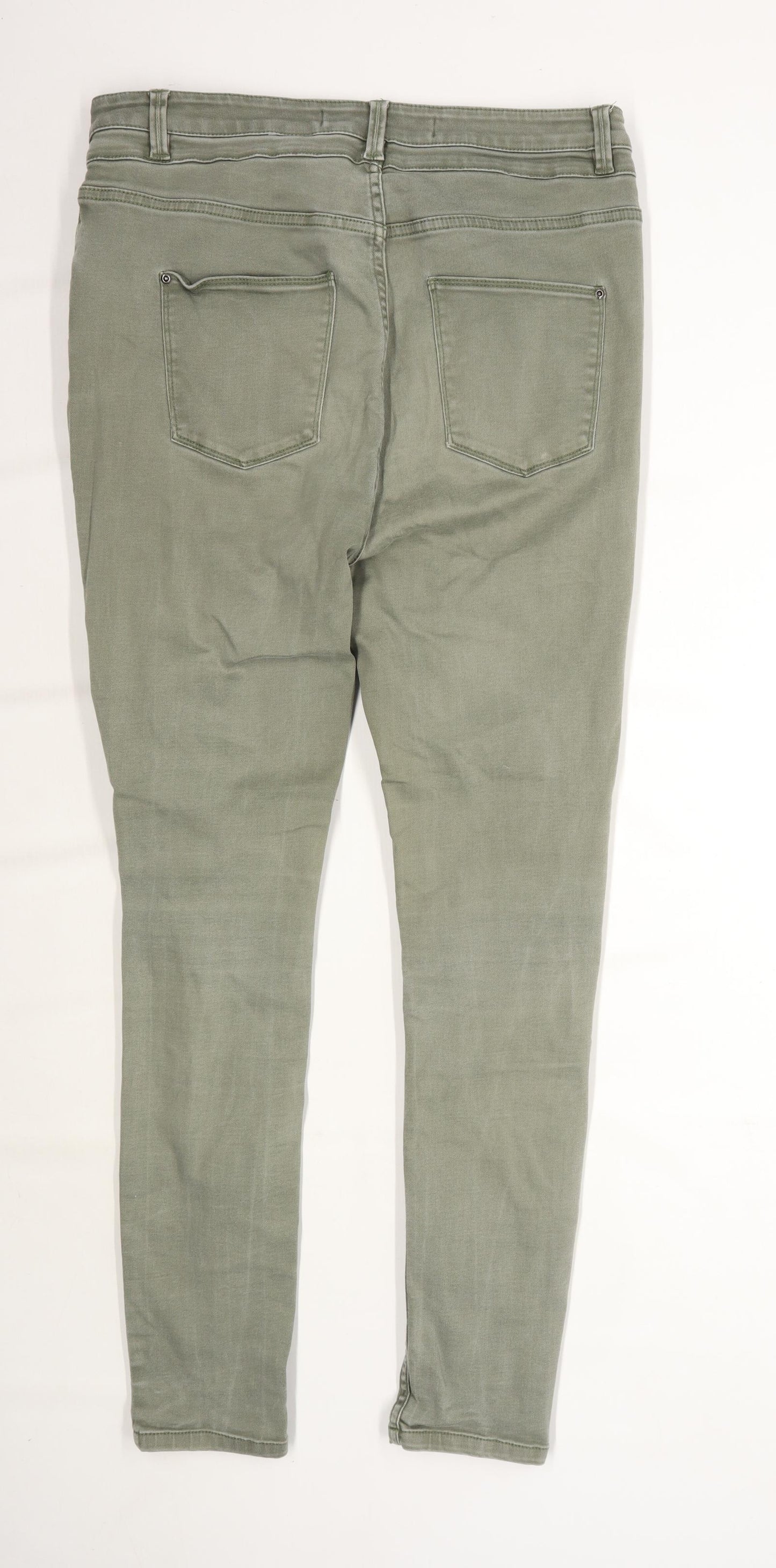 Womens Next Green Denim Jeans Size 16/L30