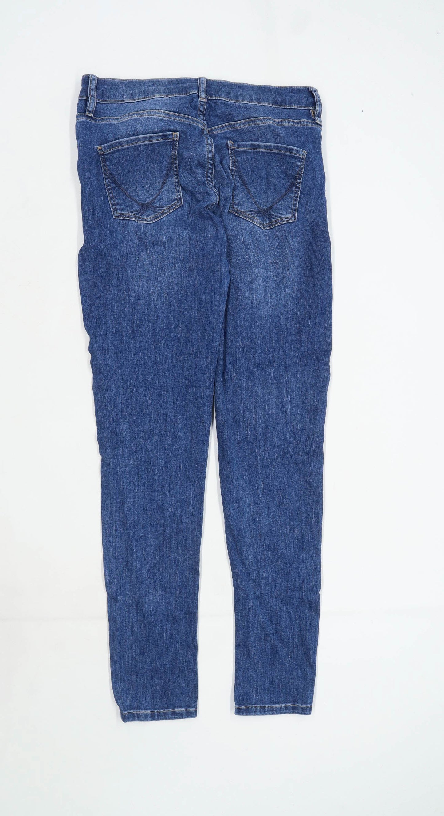 Womens Oasis Blue Denim Jeans Size 14/L30