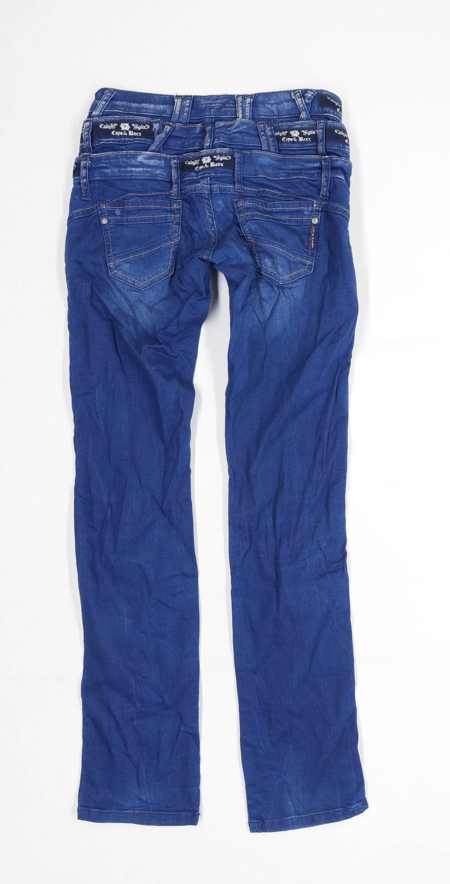 Womens Cipo & Baxx Blue Denim Jeans Size W28/L31