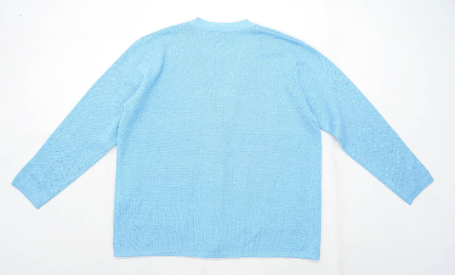 Damart Womens Size 18-20 Wool Blend Blue Cardigan (Regular)