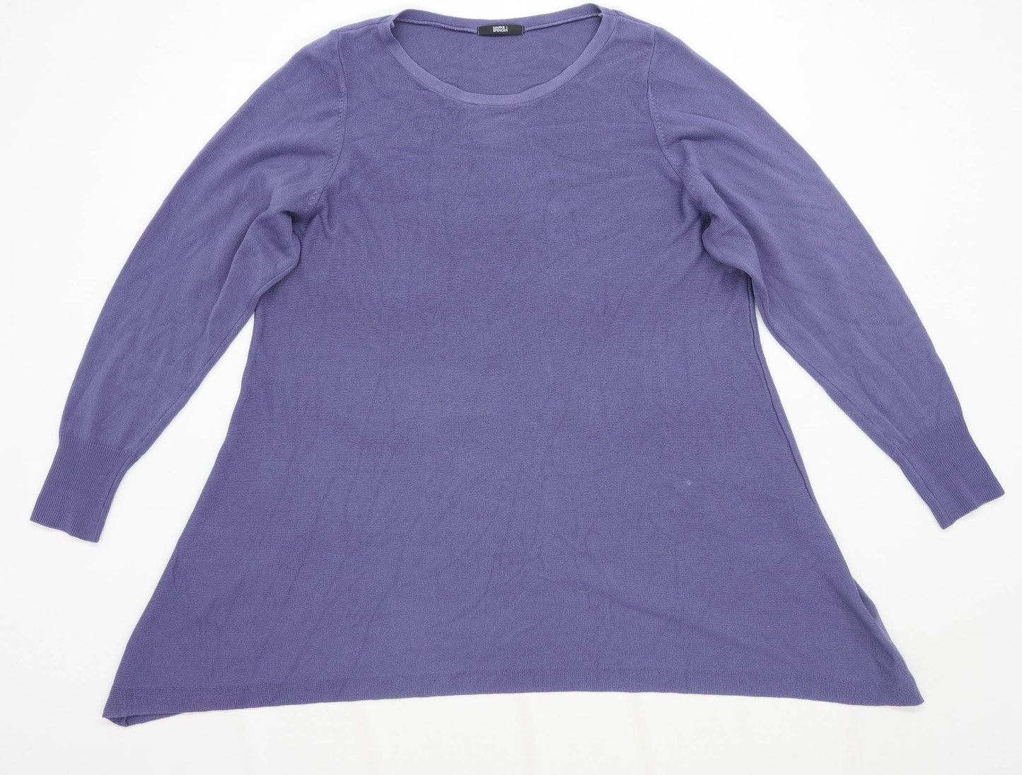 Marks & Spencer Womens Size 20 Purple Jumper (Regular)