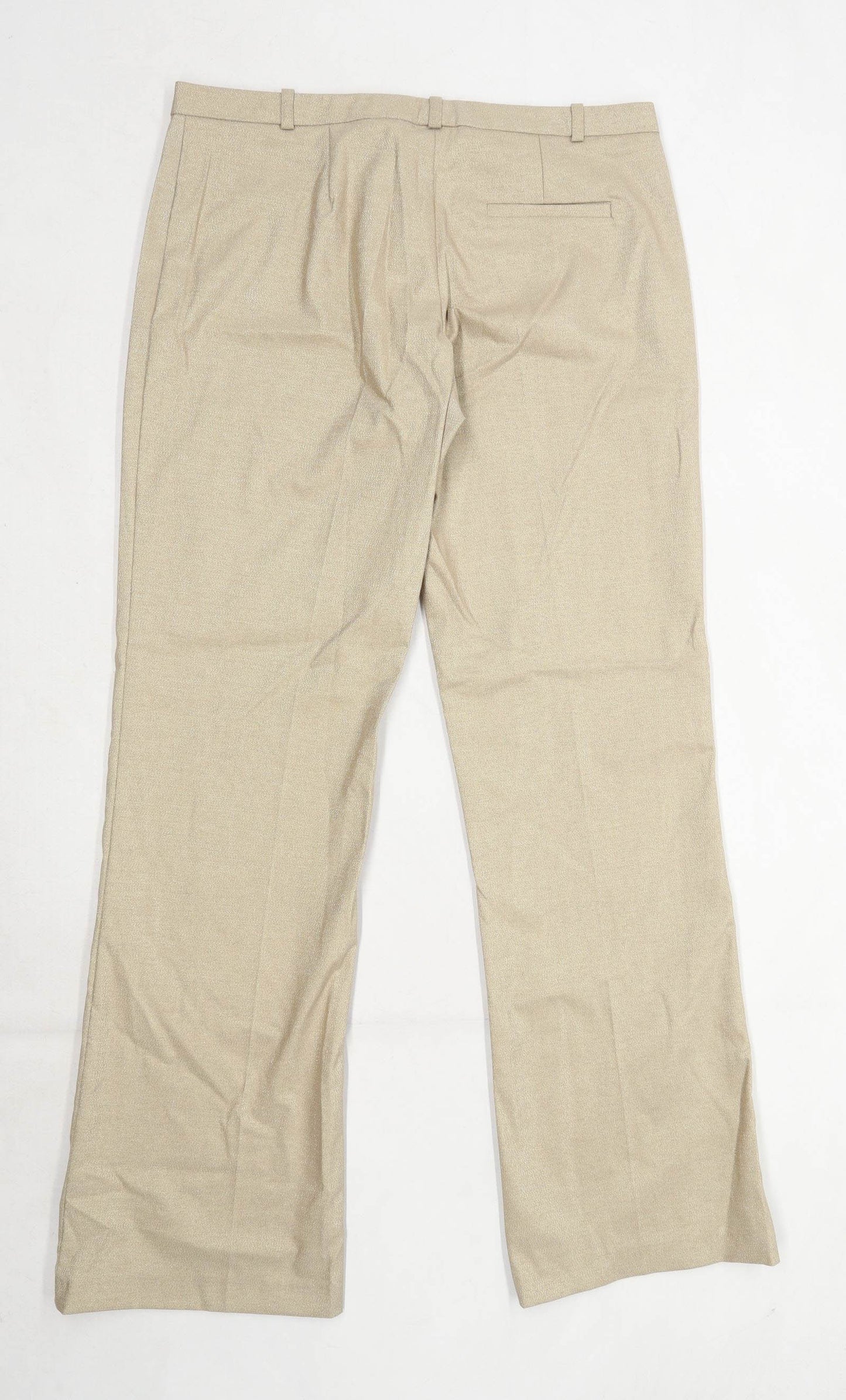 Womens Warehouse Gold Trousers Size 14/L34