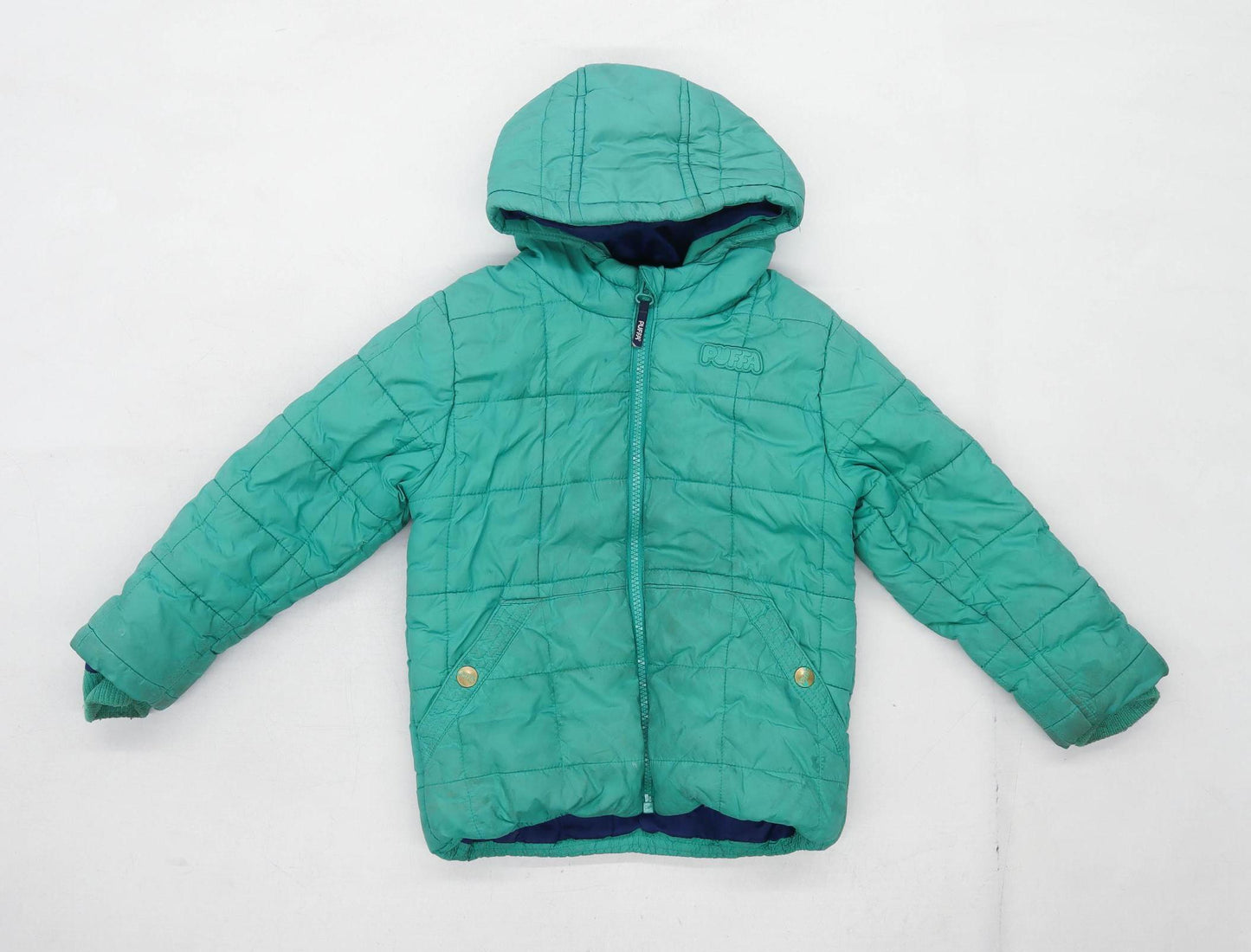 Puffa boys Green Coat Age 3-4 Years