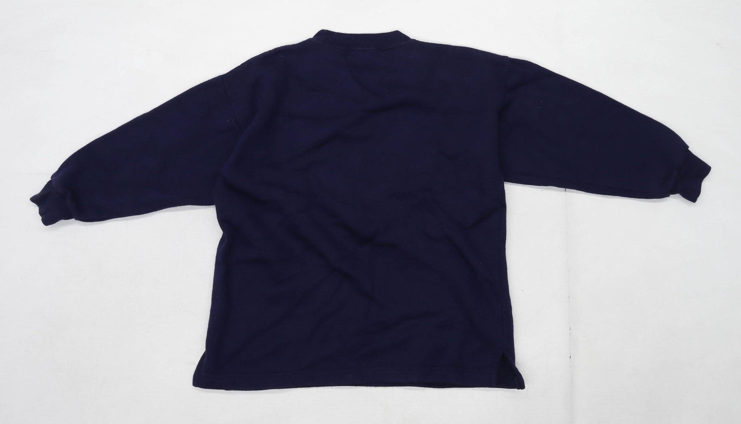 Little Acorns Girls Blue Horses Sweatshirt Age 11-13 Years