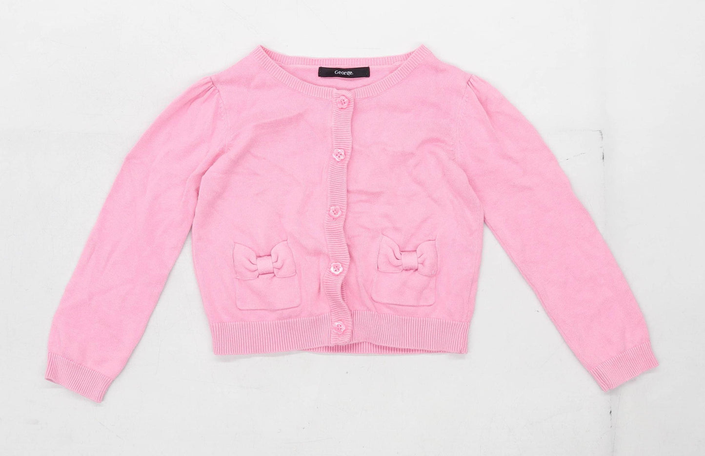 George Girls Pink Cardigan Age 4-5 Years