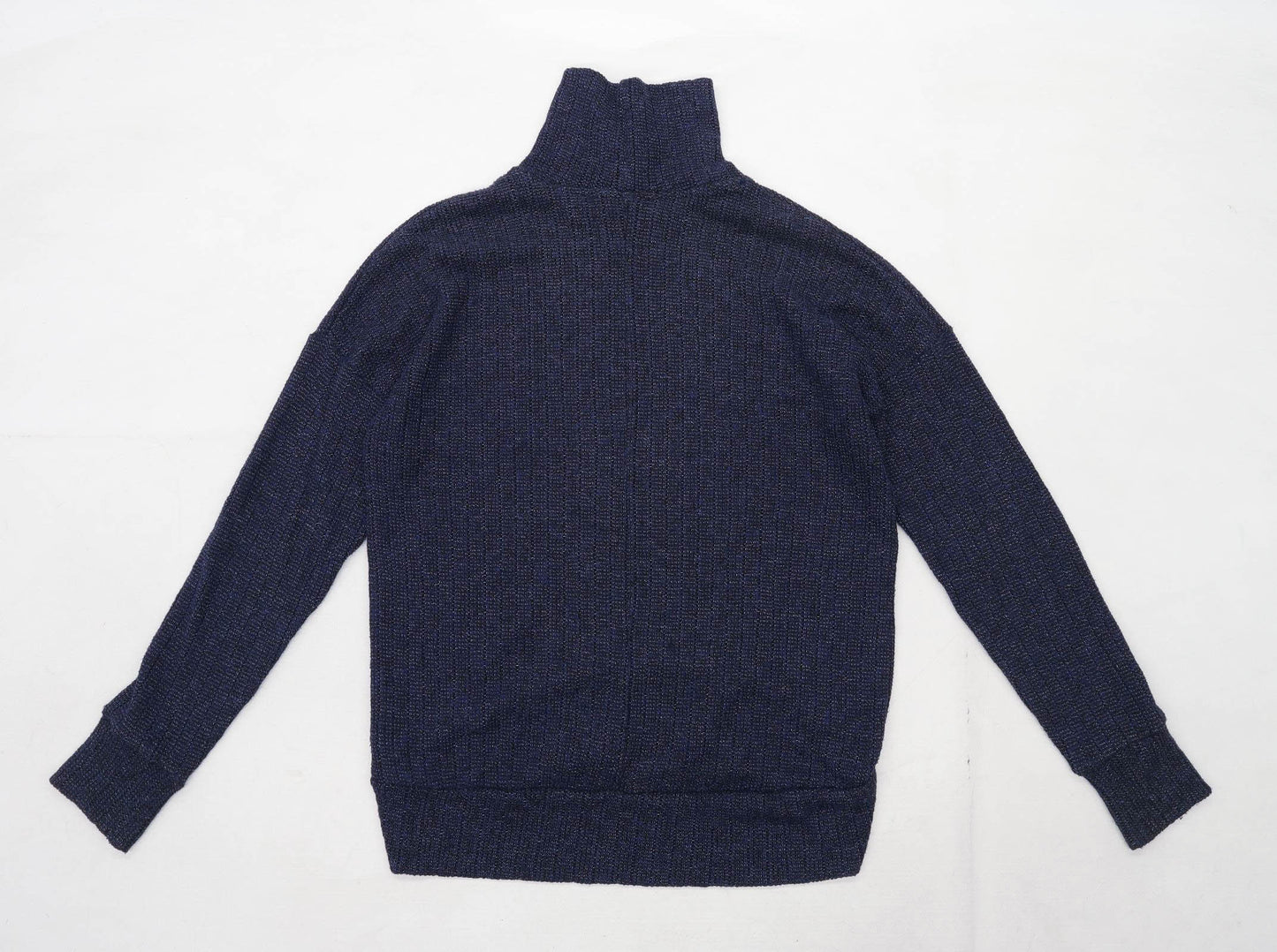 Topshop Womens Size 6 Cotton Blend Blue Jumper (Regular)