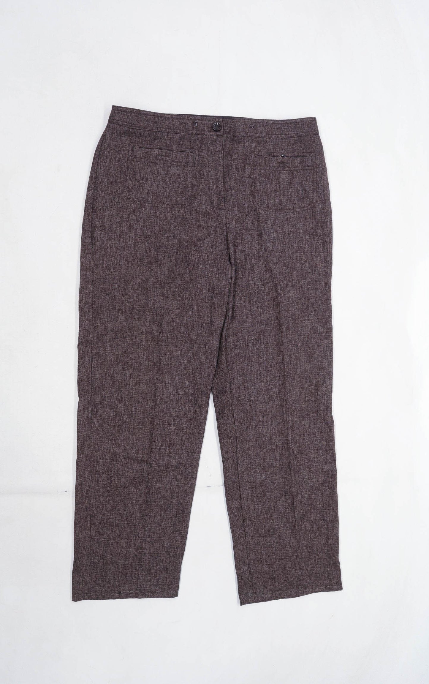 Womens Marks & Spencer Brown Trousers Size 12/L27