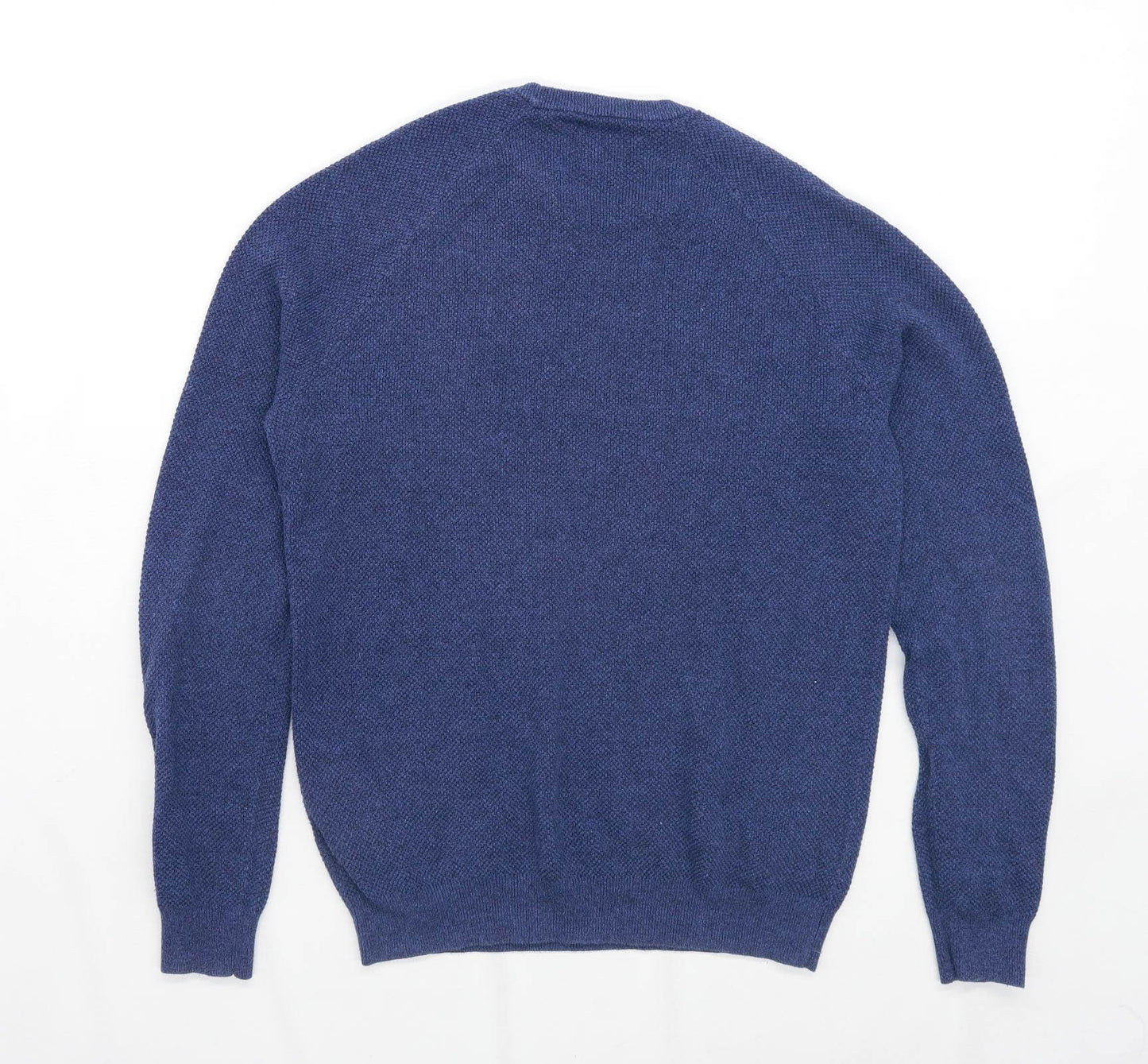 Burton Mens Size L Cotton Blend Blue Jumper