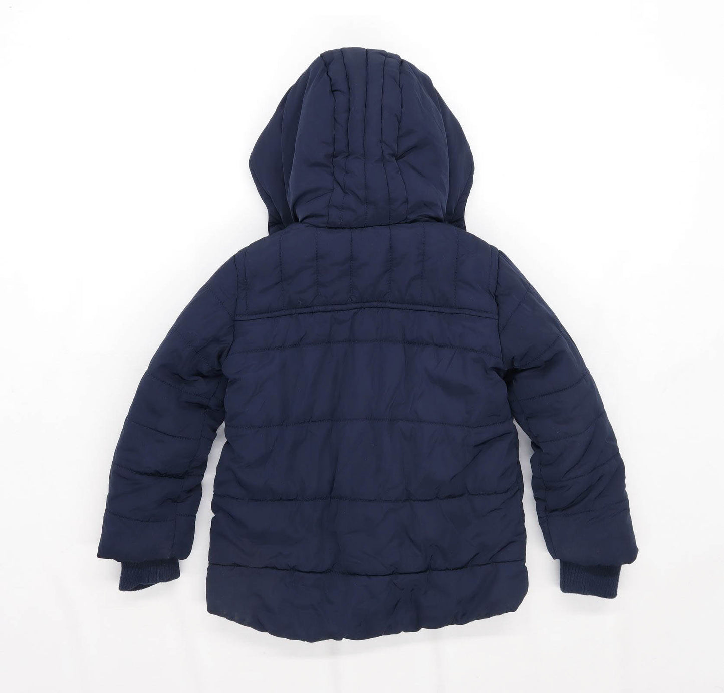 Jasper Conran Boys Black Hooded Coat Age 5-6 Years