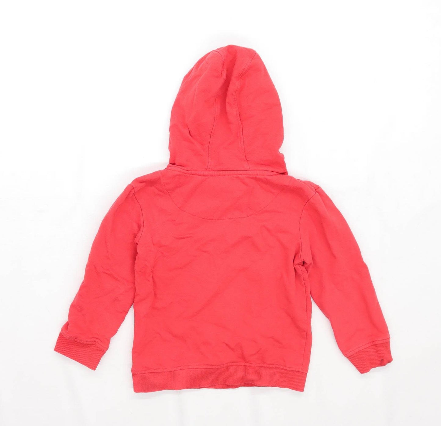Bluezoo Boys Graphic Red Penguin Hoodie Age 4-5 Years