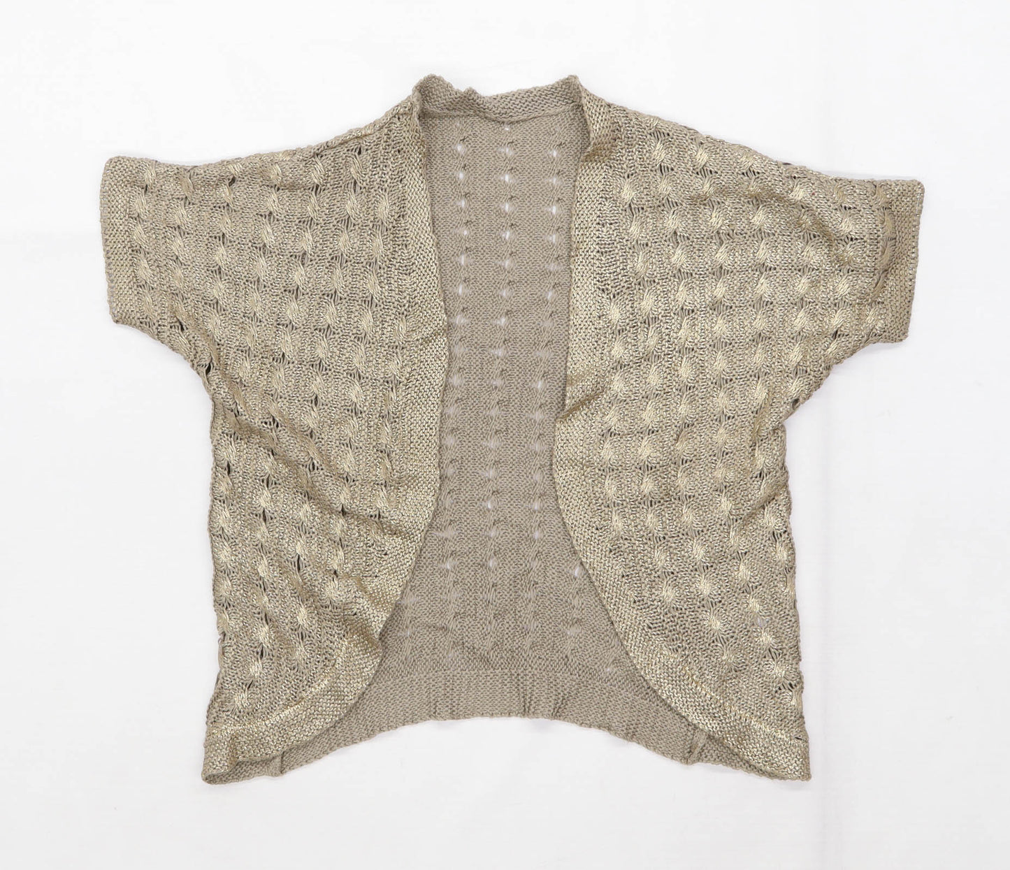 TU Womens Size S Gold Cardigan (Regular)