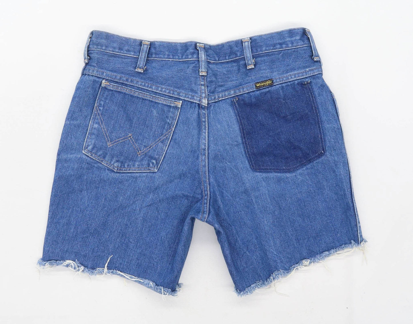 Womens Wrangler Blue Denim Shorts Size W32/L6