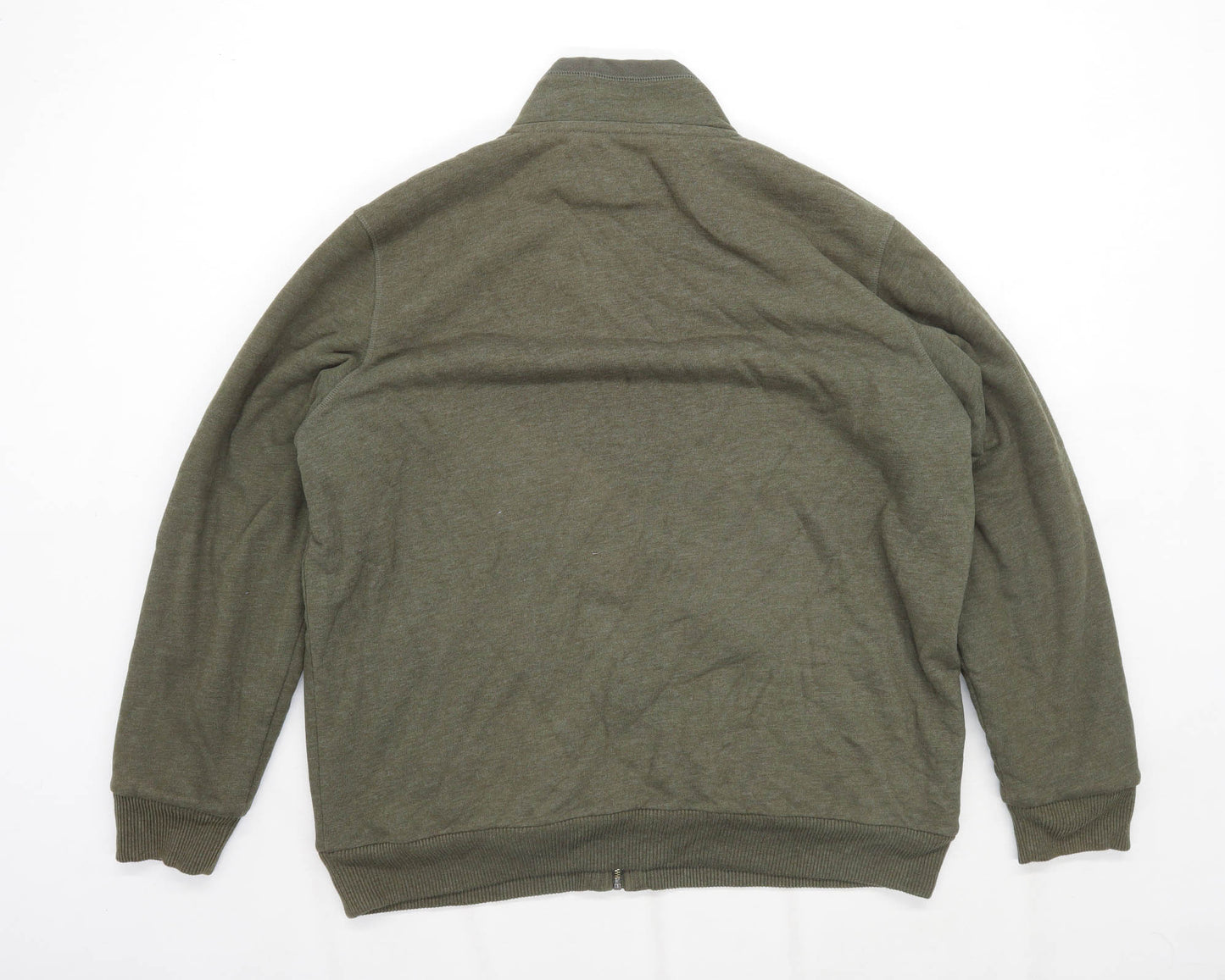 North Coast Mens Size 2XL Cotton Blend Green Fleece Lined Jacket