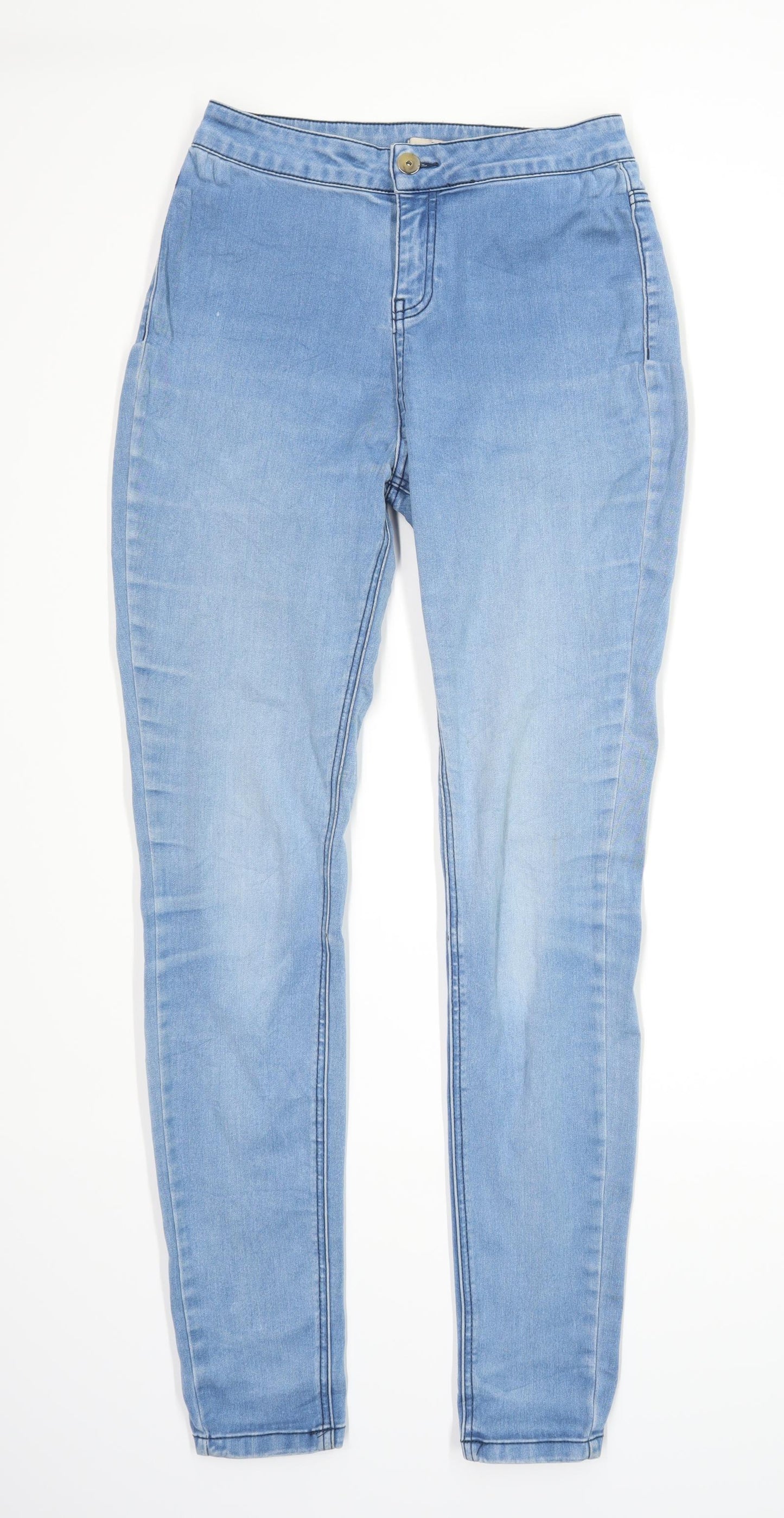 Womens TU Blue High Waisted Denim Jeans Size 10/L29