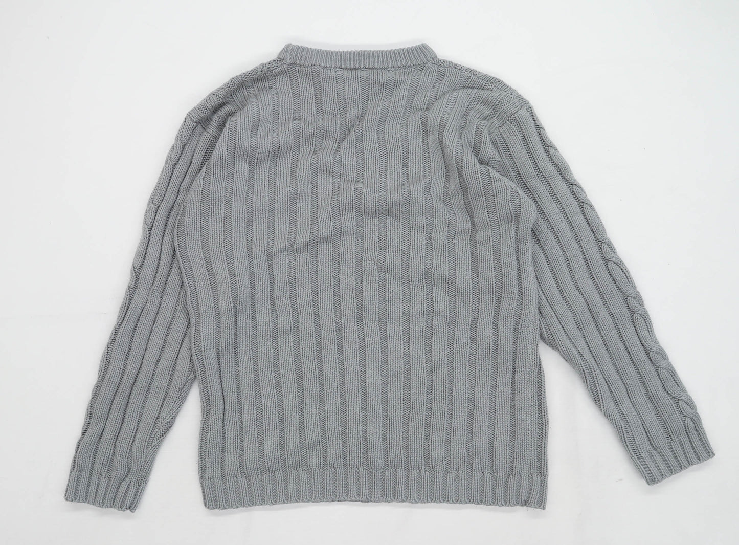 Rivers Edge Mens Size M Grey Jumper