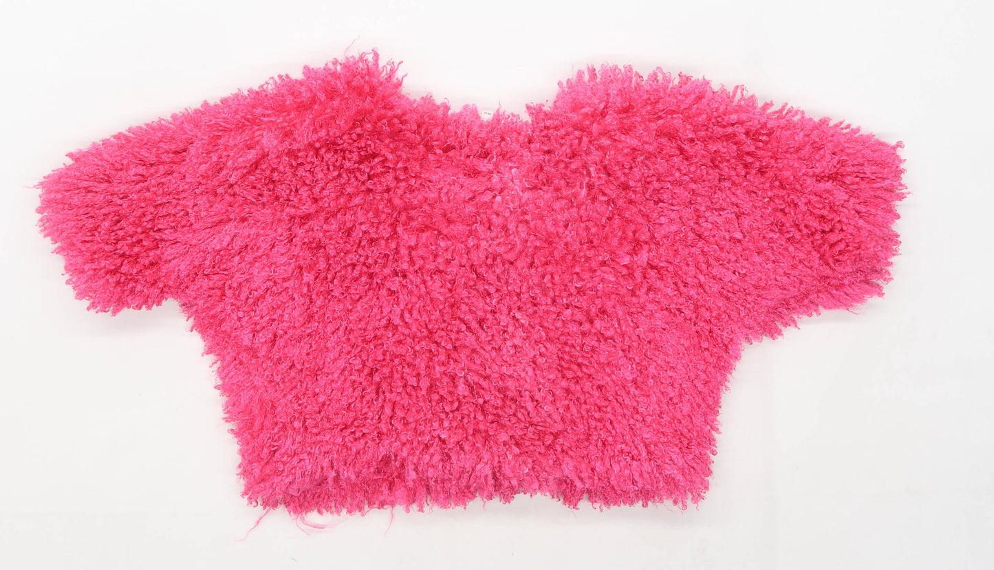 Miss Evie Girls Pink Jumper Age 10-11 Years