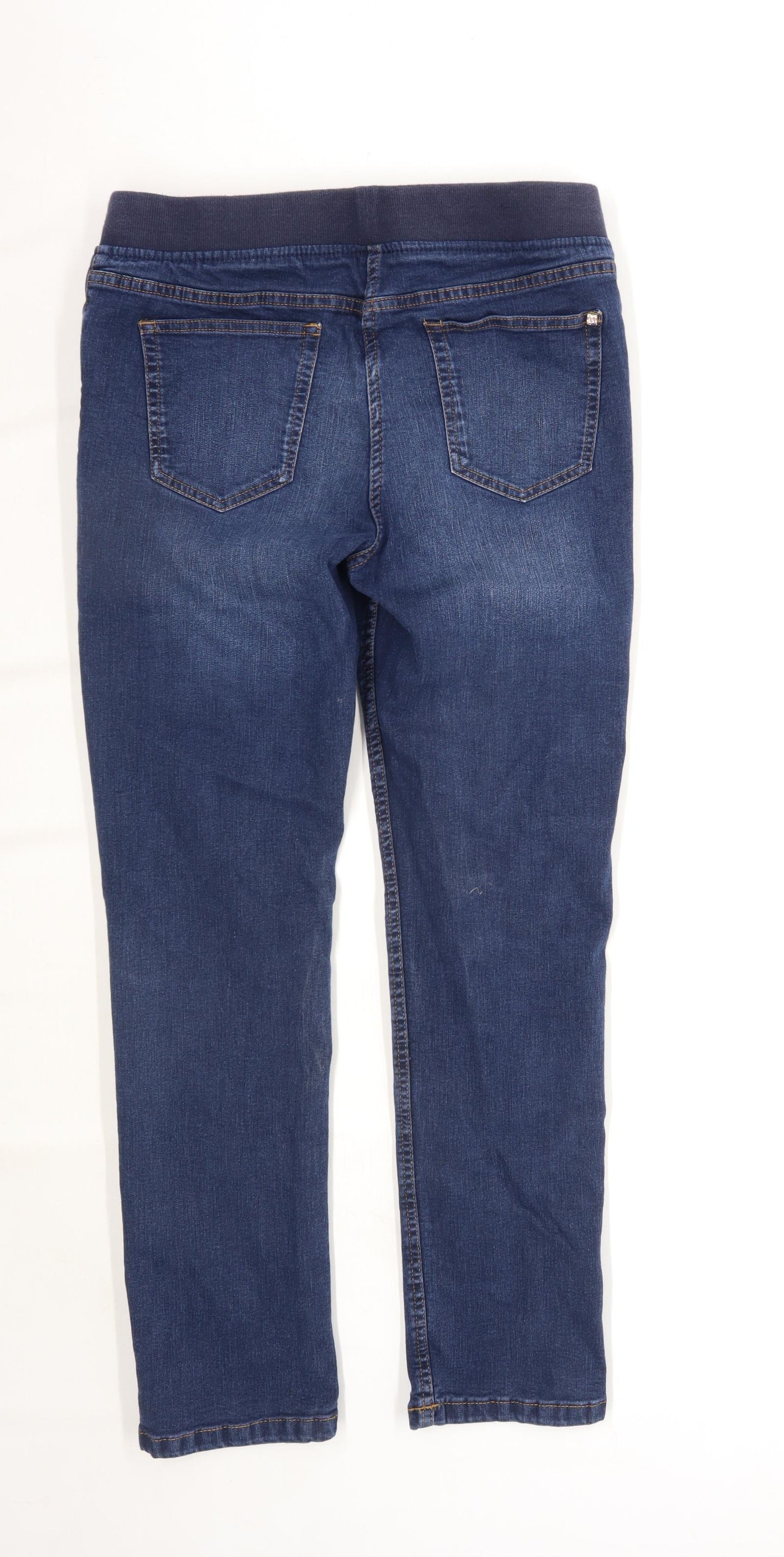 Womens Maine Blue Dark Wash Denim Jeans Size 12/L28