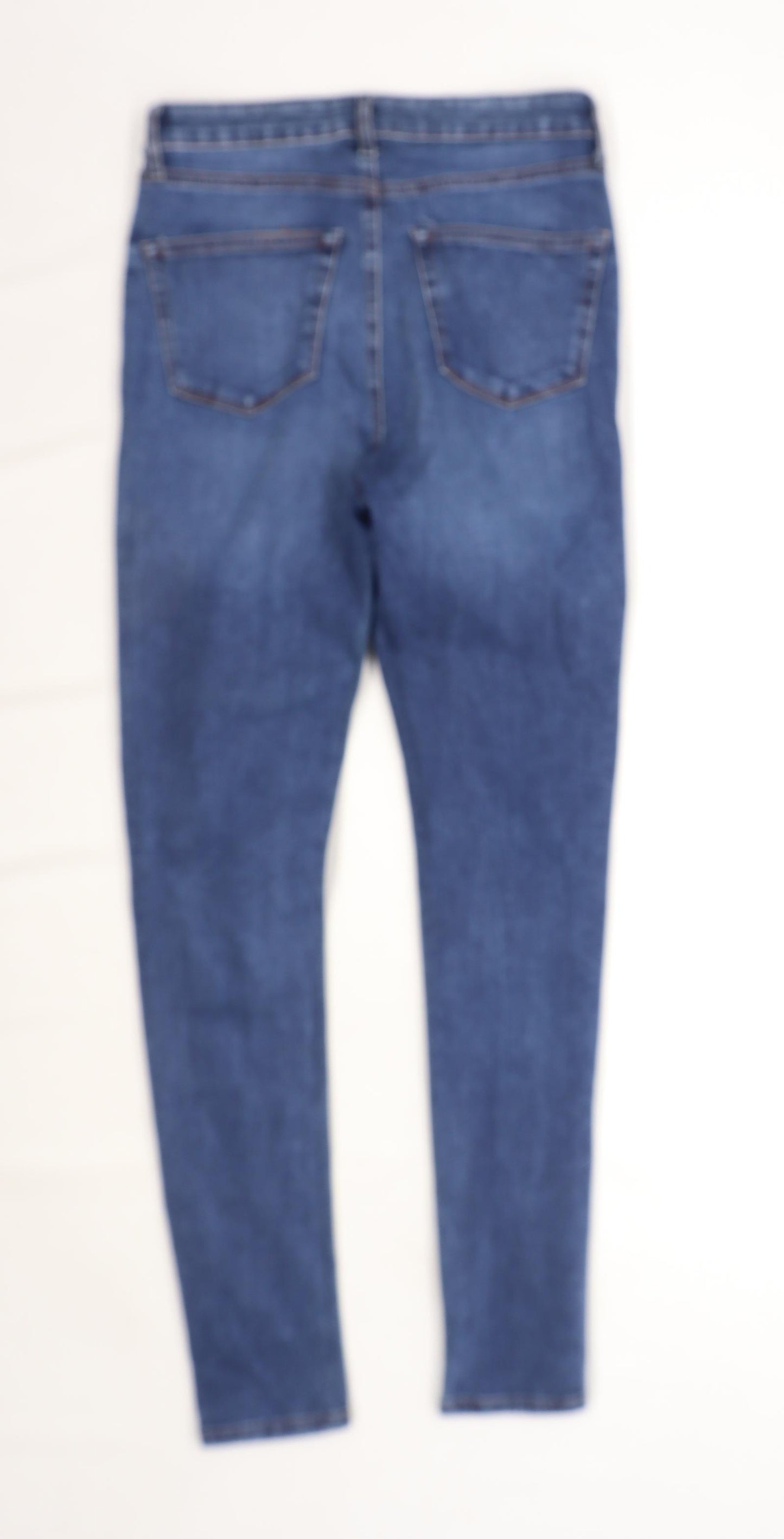 Womens Miss Selfridge Blue Mid Wash Denim Jeans Size 10/L30