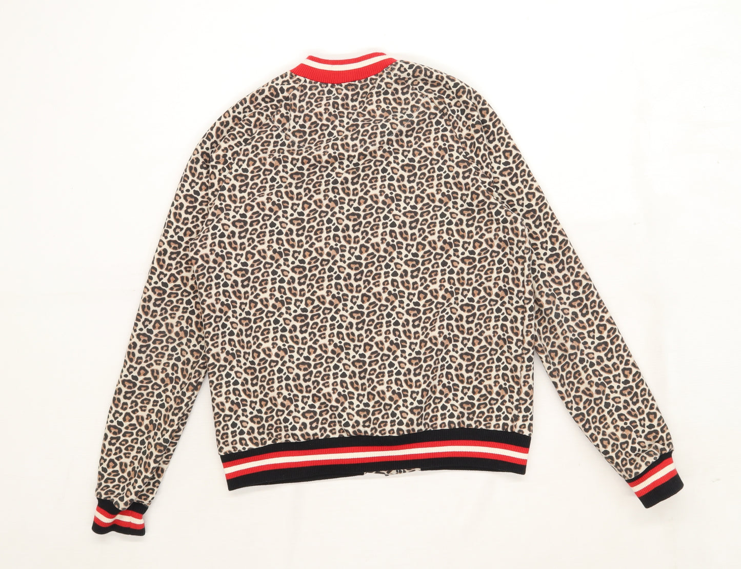 Zara Girls Animal Print Multi-Coloured Bomber Jacket Age 13-14 Years