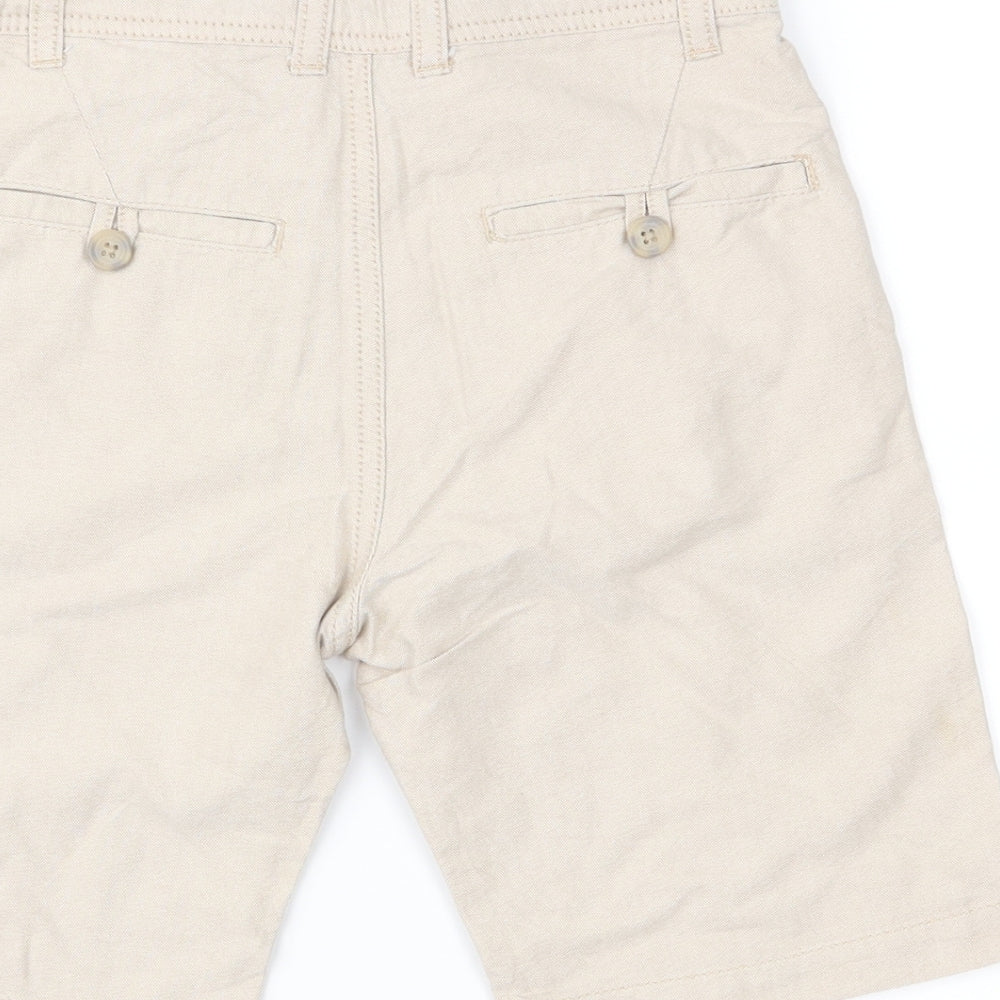 Matalan Boys Beige Chino Shorts Size 7 Years
