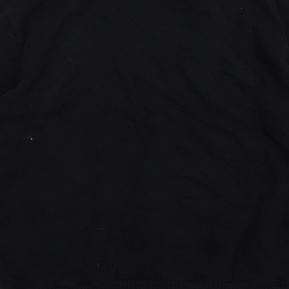 Primark Mens Black Striped Jersey Pullover Sweatshirt Size M - NASA