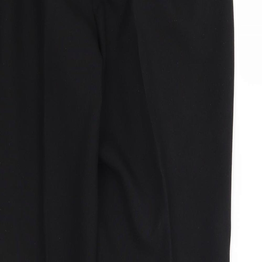 Primark Womens Black Trousers Size 12 L28 in