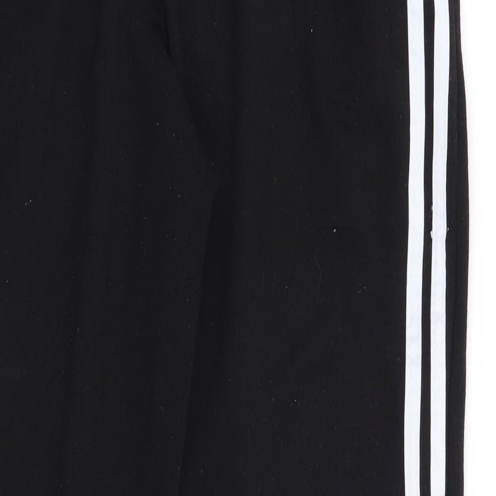 Miss Diona Womens Black Striped Sweatpants Trousers Size L L28 in